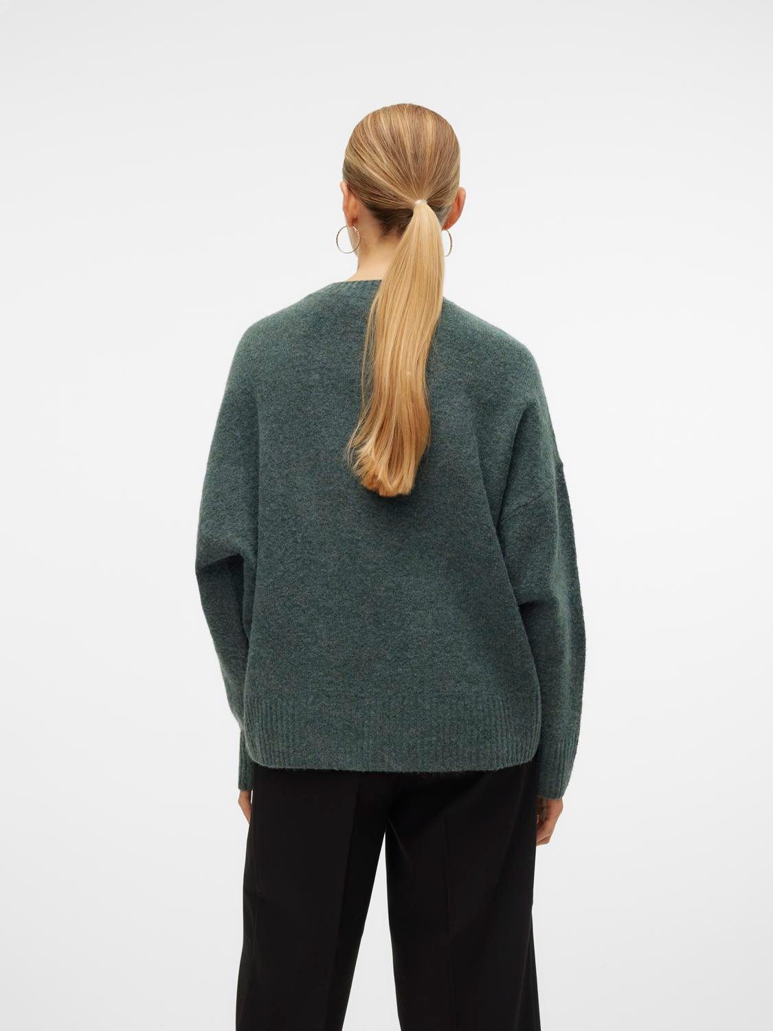 Vero Moda Gebreide trui VMBOOM LS O-NECK PULLOVER GA NOOS