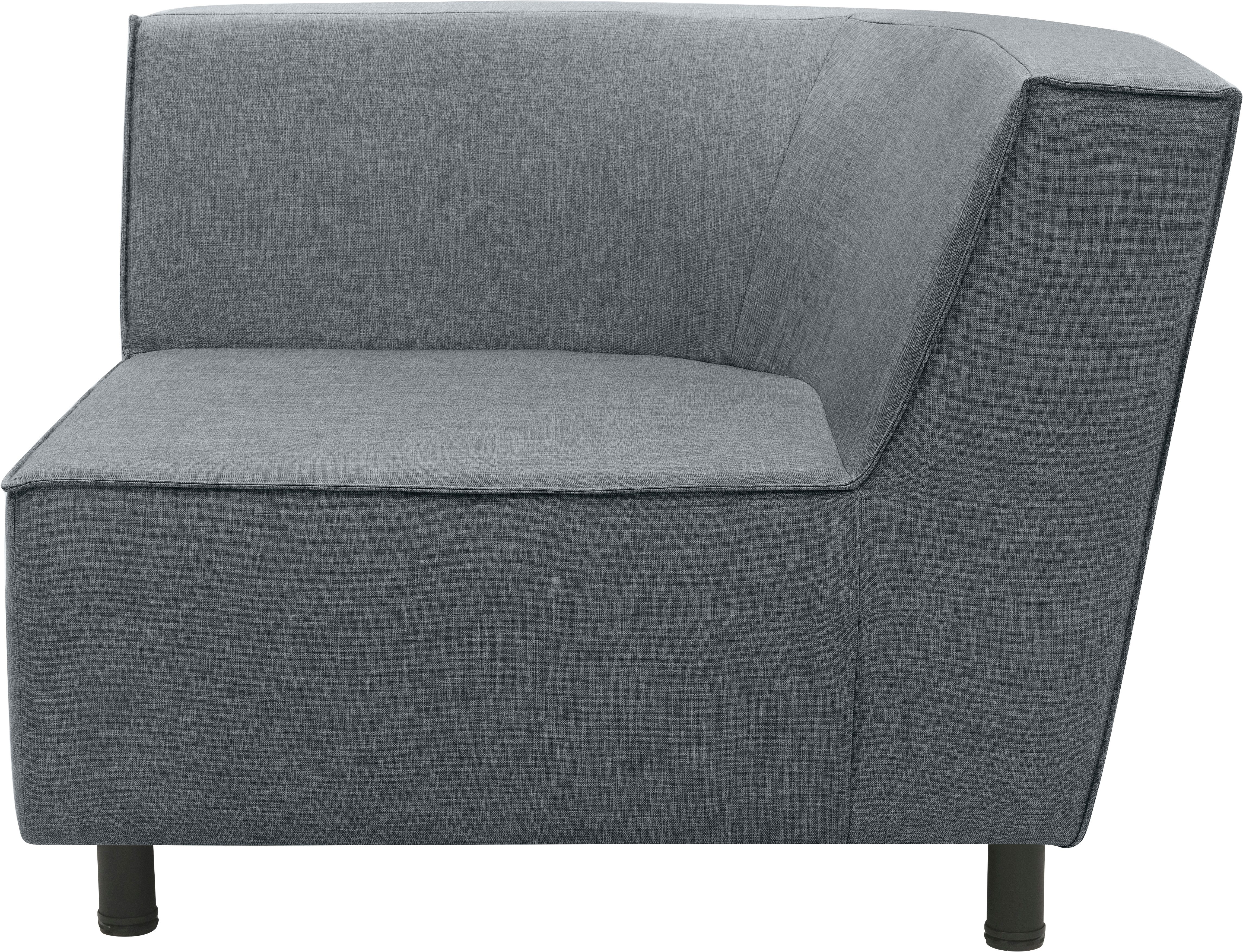 DOMO collection Bank-hoekelement Sonna, individueel samen te stellen Enkele elementen voor terras, tuin en balkon, speciaal voor buiten