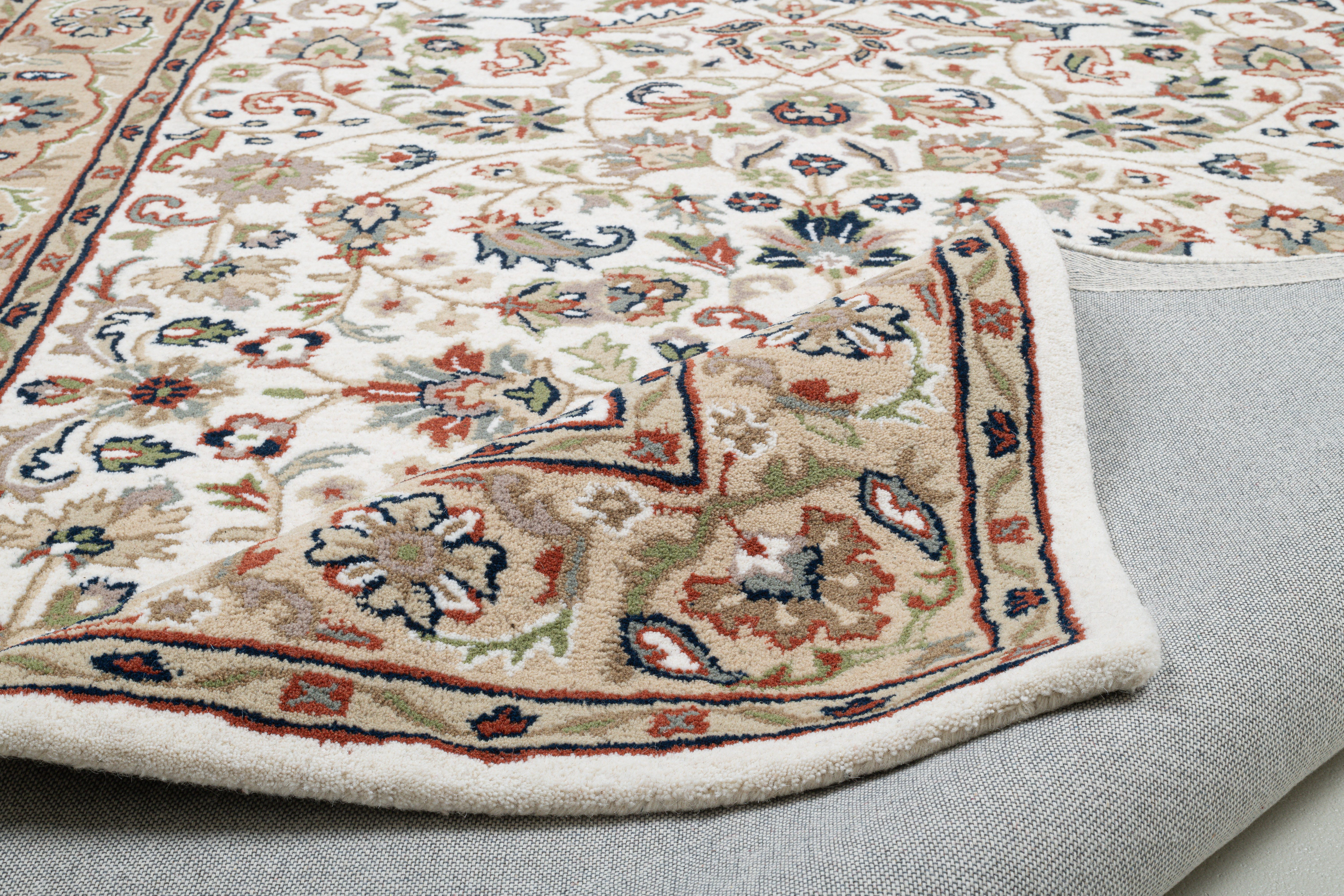 THEKO Wollen kleed Royal Orient Isfahan handgetufted, oosterse uitstraling, 100% wol