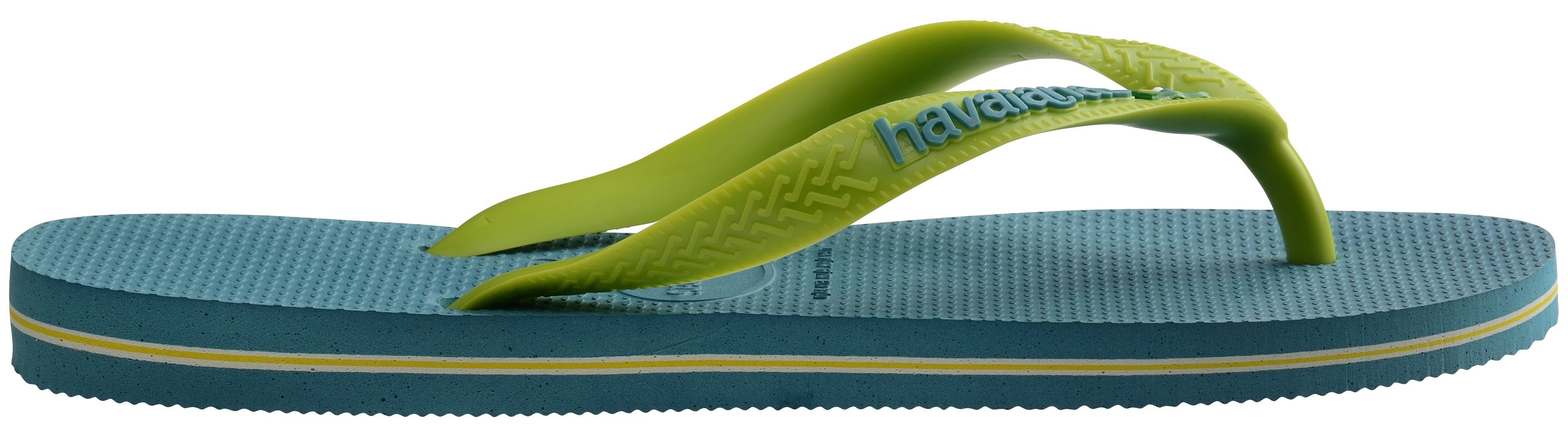 Havaianas Teenslippers Brasil Logo zomerschoen, slippers, poolslides met logo-opschrift