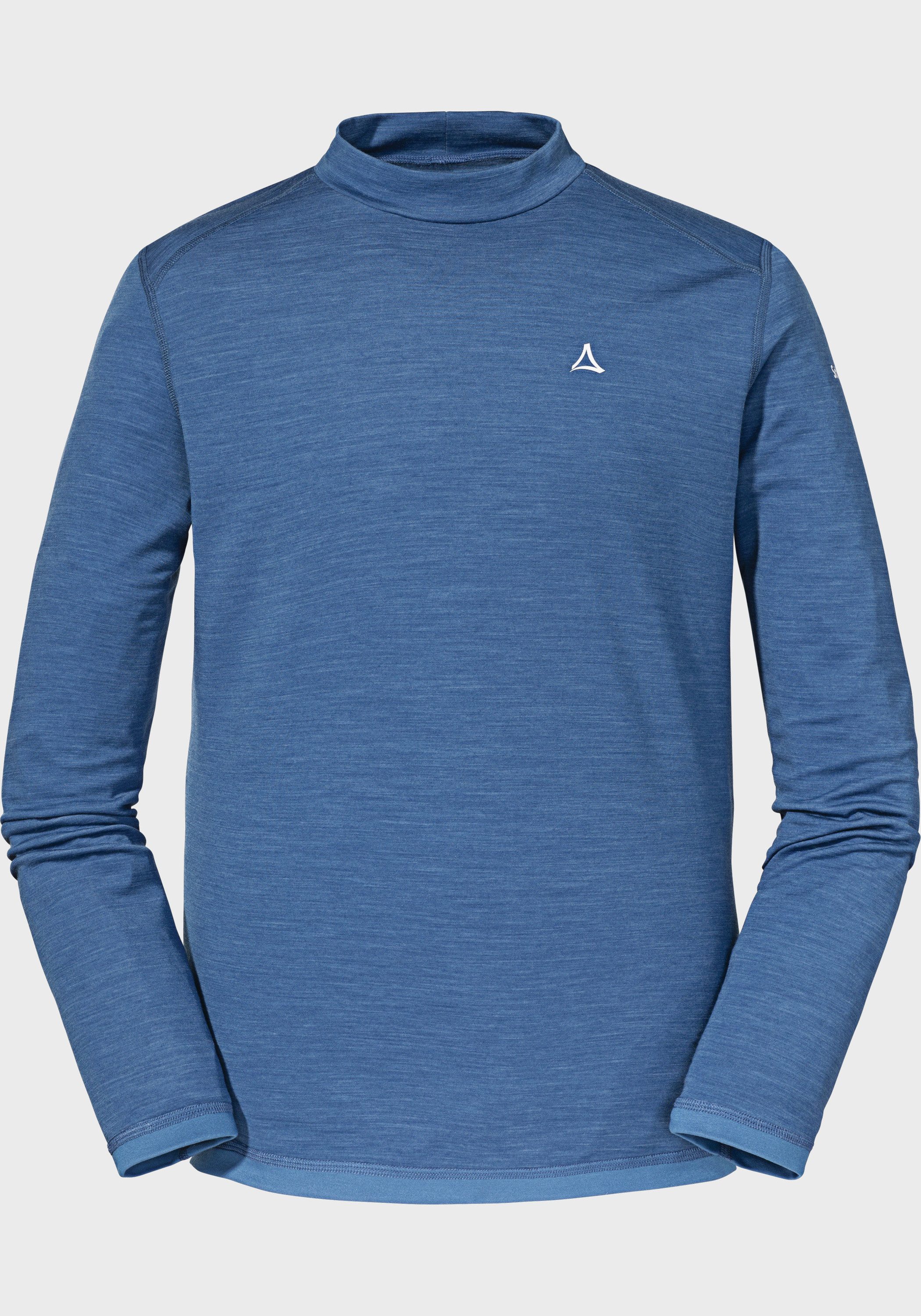 Schöffel Functioneel shirt Merino Turtle Neck M t-shirts maat M blauw