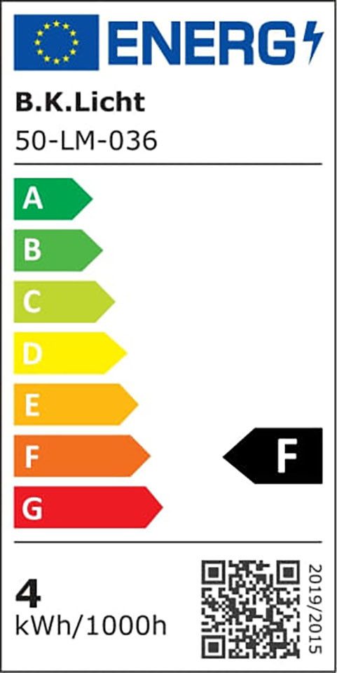 B.K.Licht Led-verlichting LED lichtbron 6-delig set E27 ST64 2.700 k edison vintage gloeilamp filament