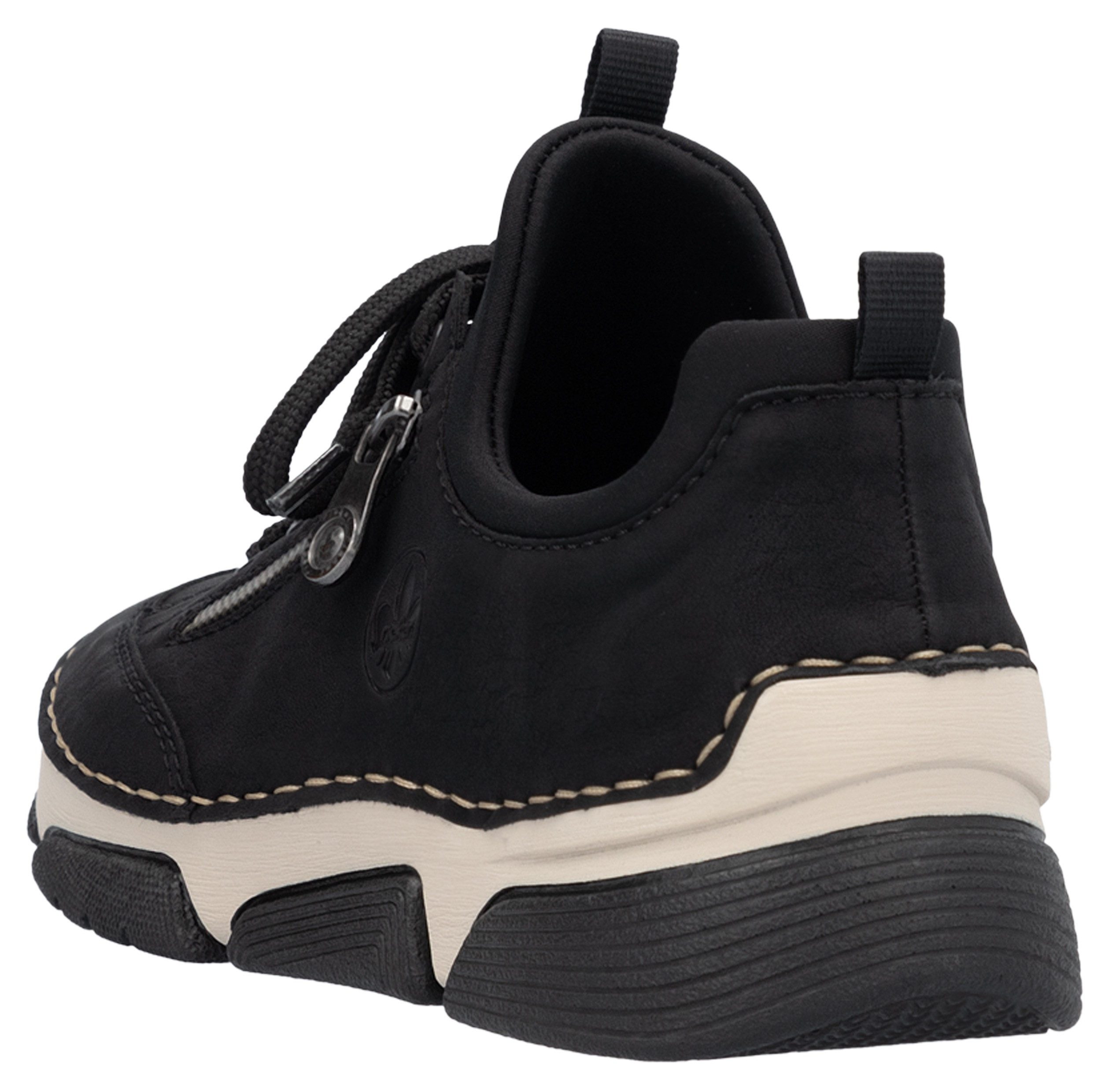 Rieker Slip-on sneakers , instapschoen, halfschoen, vrijetijdsschoen met zachte binnenzool
