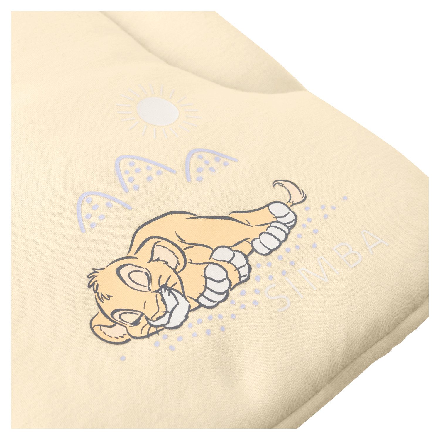 Hauck Zitkussen voor kinderwagens Seat Liner, Disney Simba beige