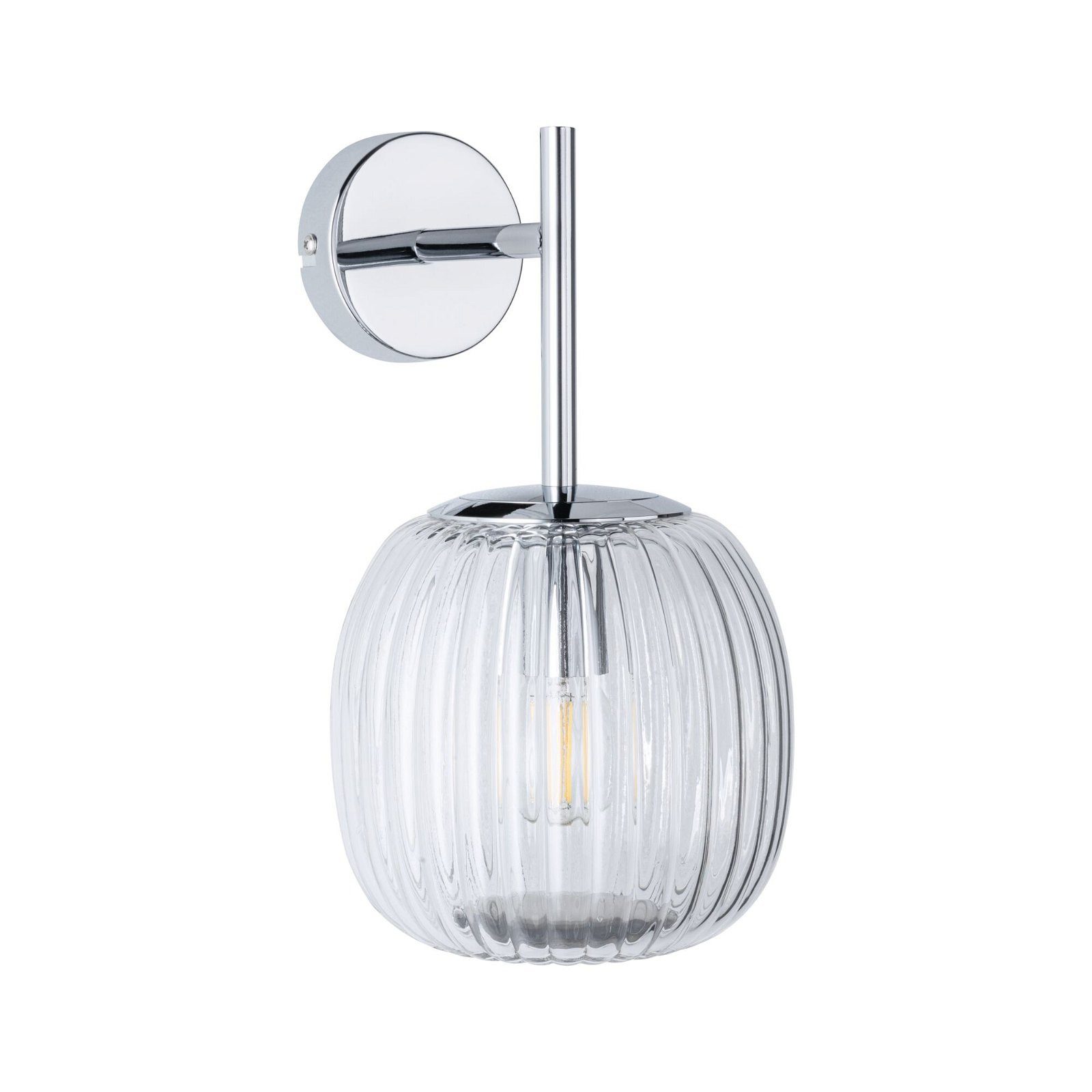 Paulmann Wandlamp Ruya IP44 E14 230V max. 20W Glas, Chroom (1 stuk)