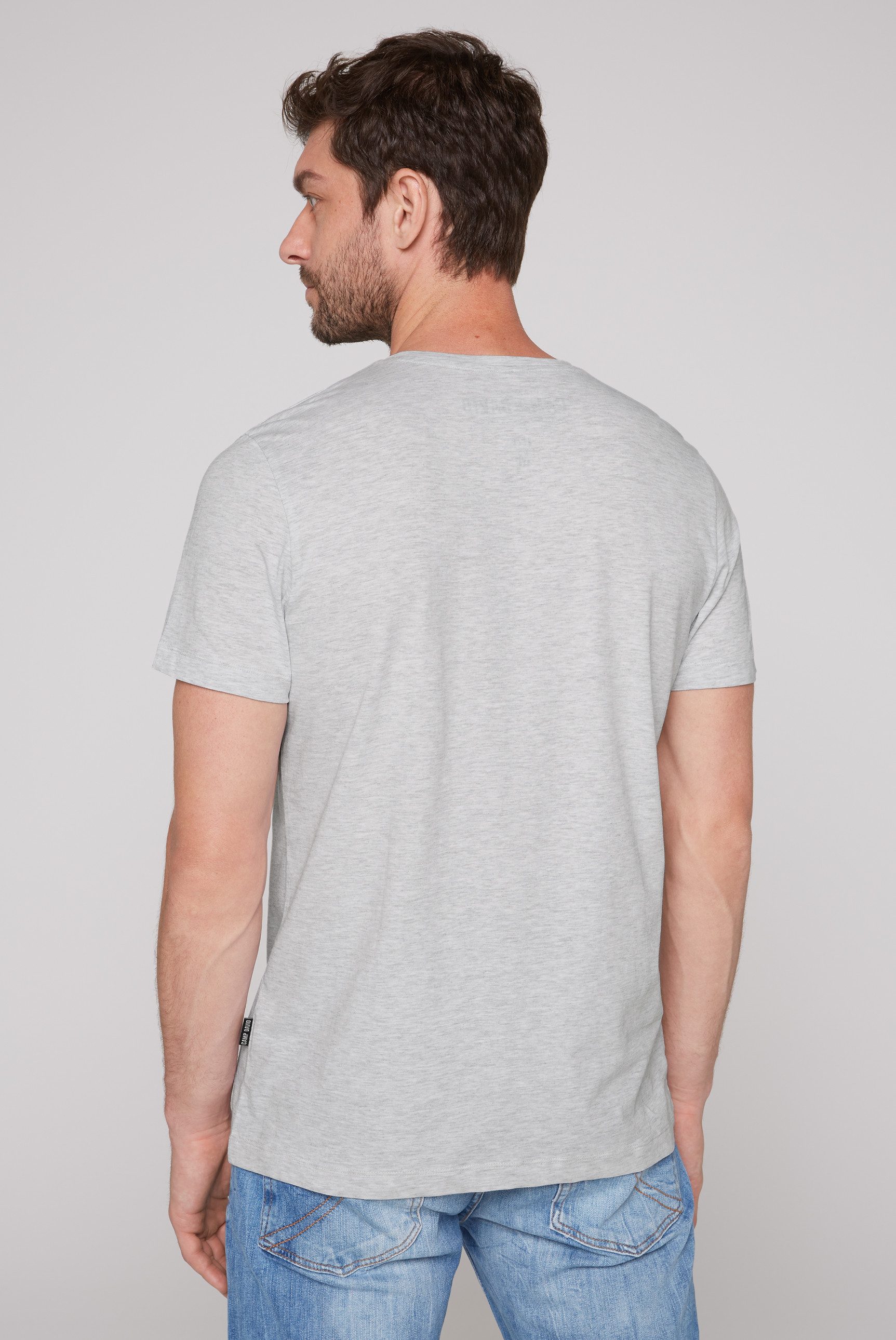 CAMP DAVID T-shirt in 2-pack met ronde hals