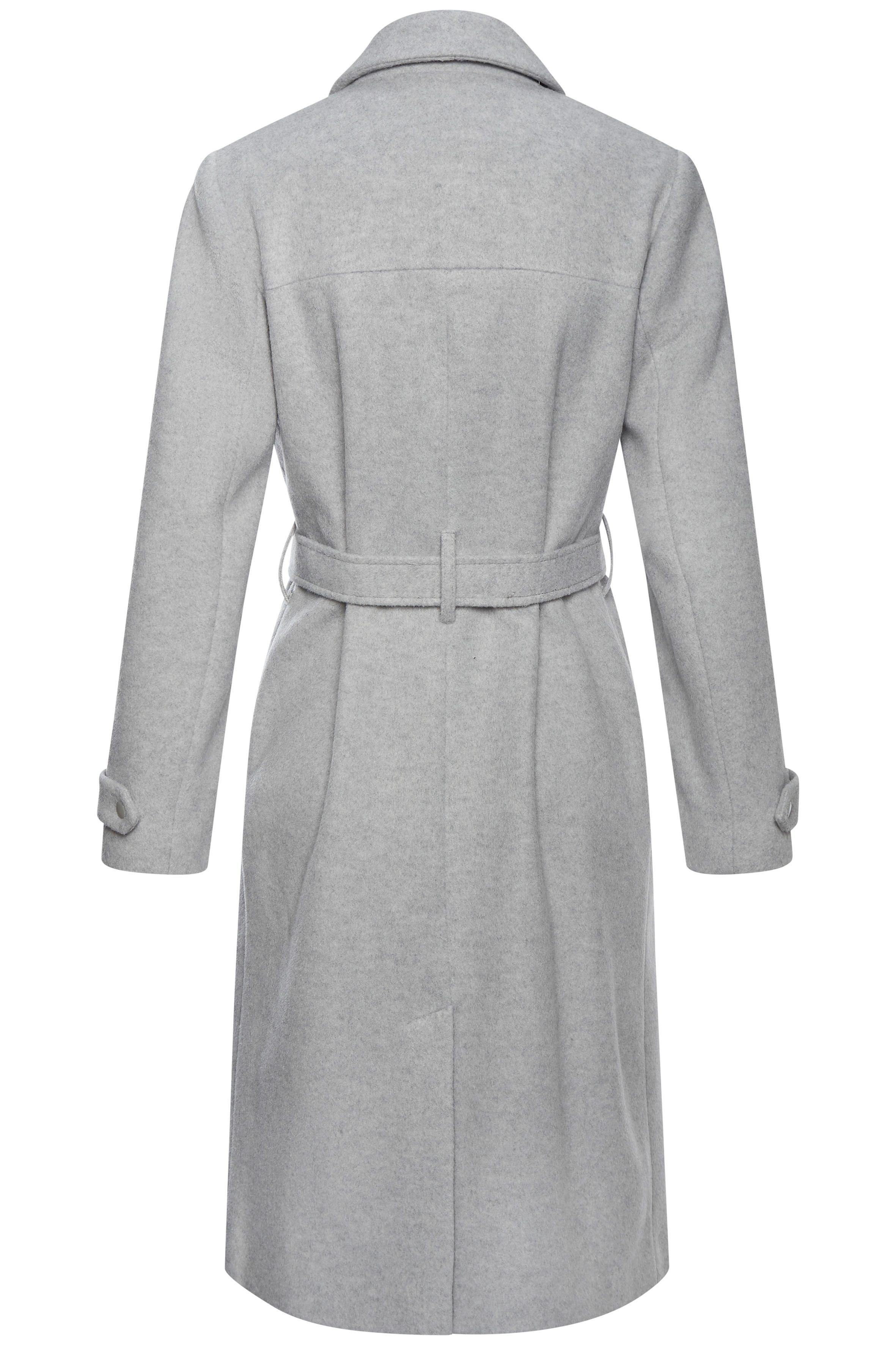 Lascana Lange jas met reverskraag elegante damesjas (Met een bindceintuur)