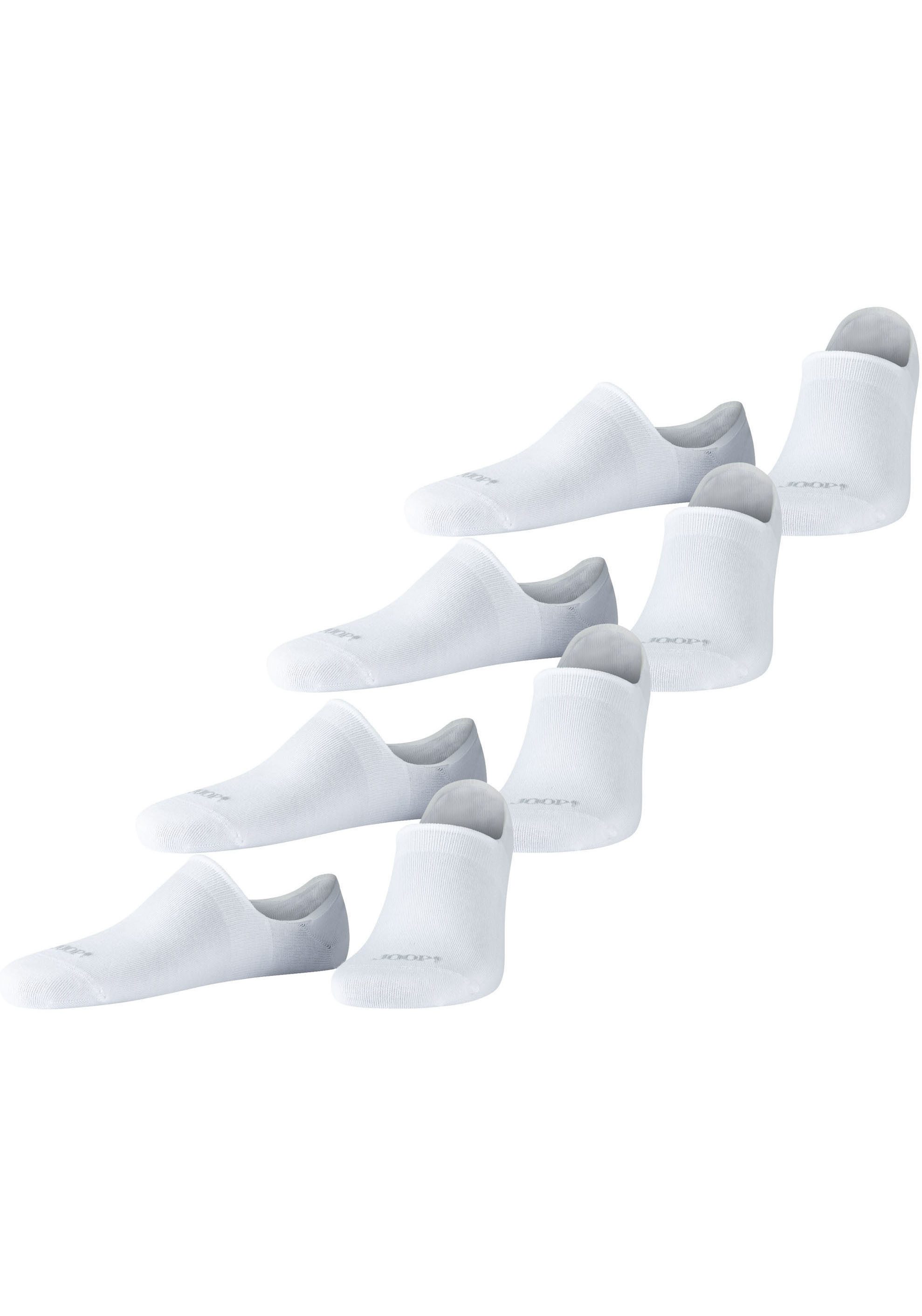 JOOP! Enkelsokken Premium Essentials met verstevigde hiel en teen (4 paar)
