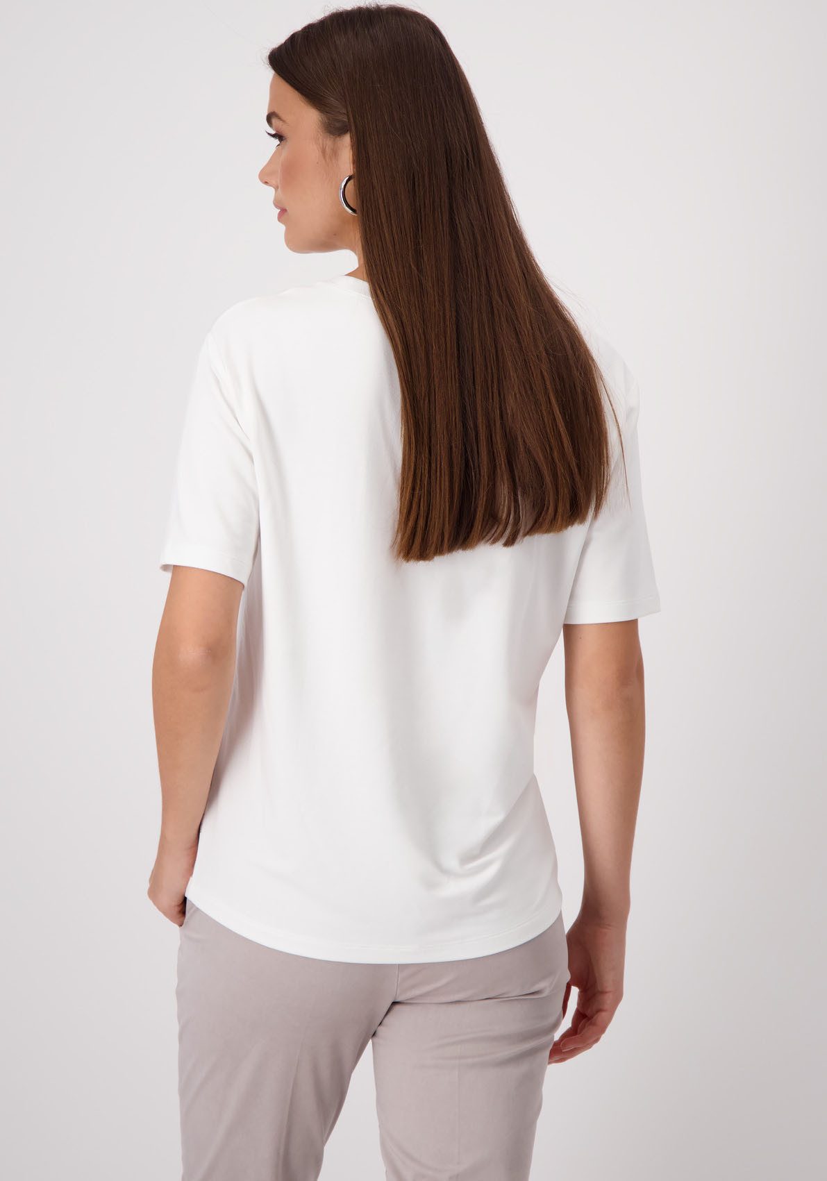 Monari Shirt met ronde hals Shirt met vlinders