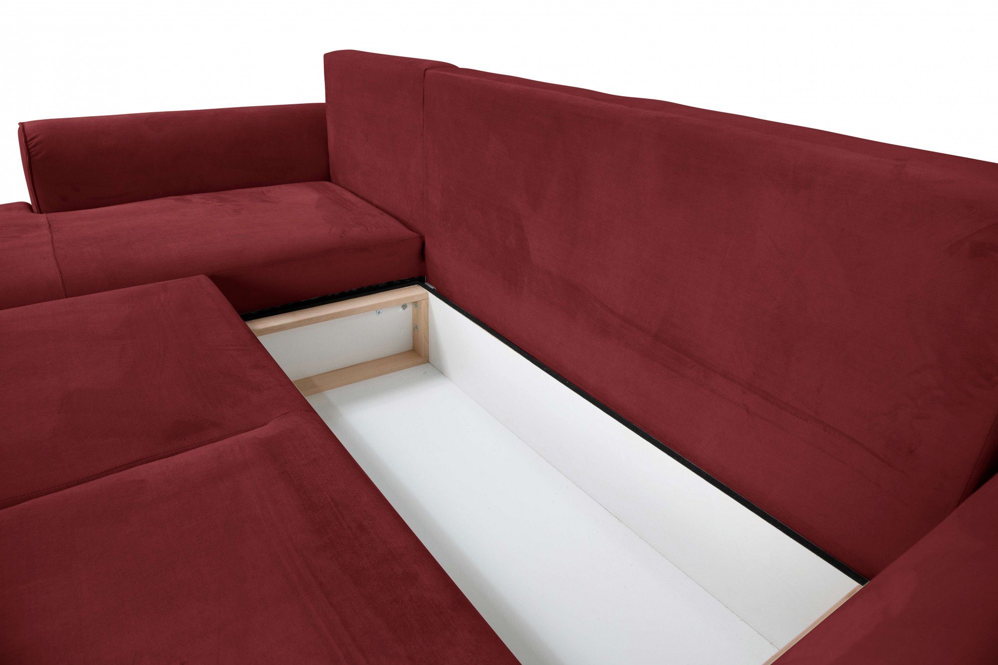 INOSIGN Hoekbank BEATRICE optionele slaapbank met bedlade, B/D/H: 265/170/86 cm