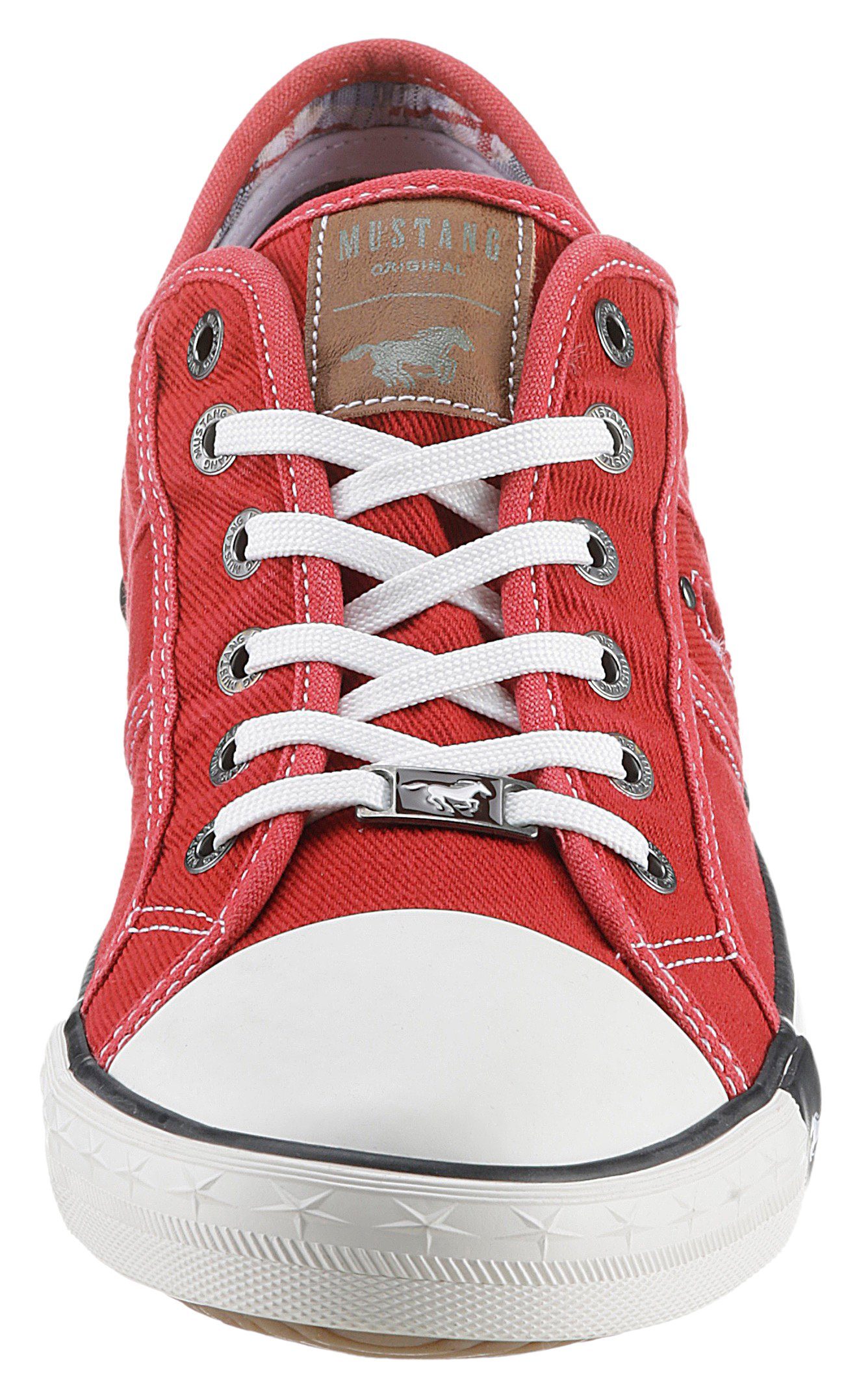 Mustang Shoes Sneakers met mustang merkembleem, vrijetijdsschoen, lage schoen, veterschoen