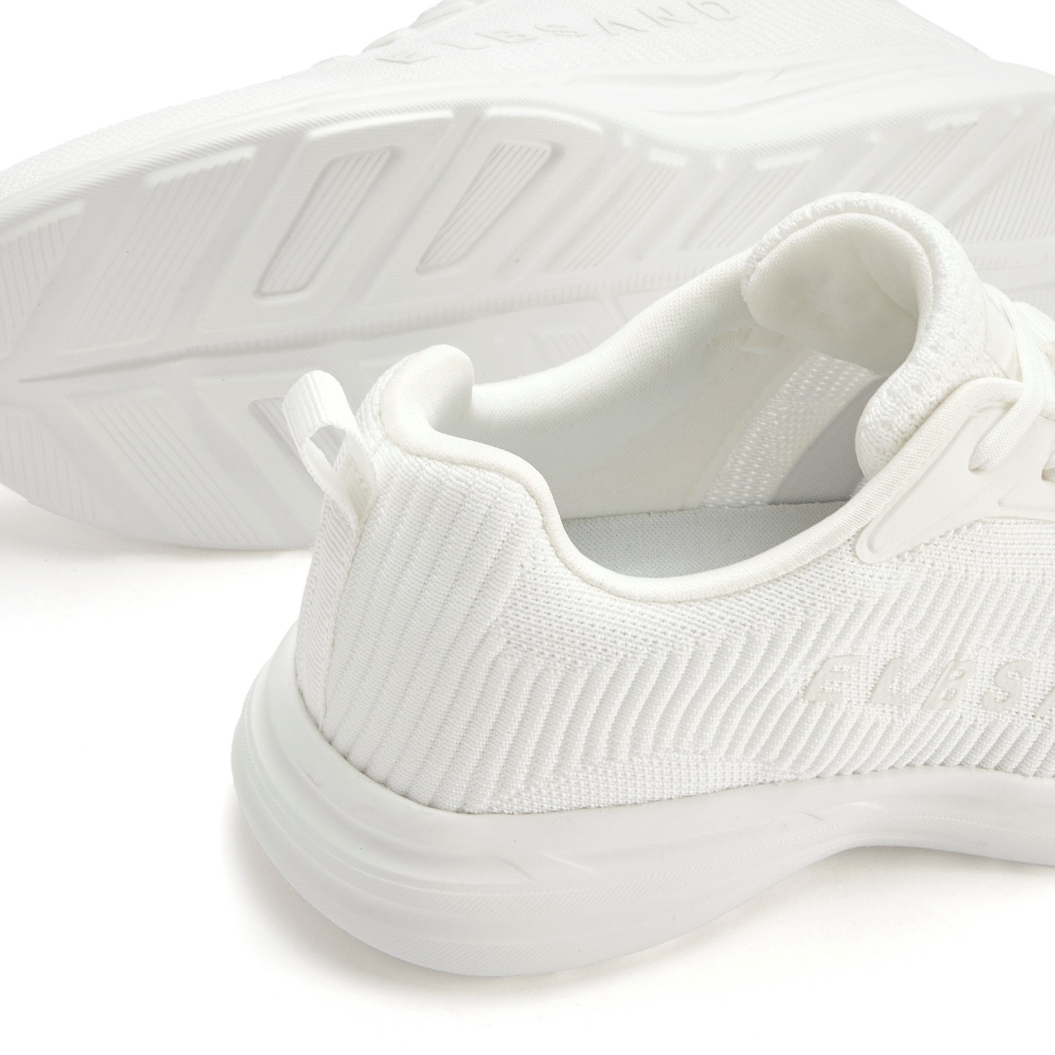 Elbsand Sneakers Vrijetijdsschoen, lage schoen met elastische banden voor snel instappen, unisex vegan