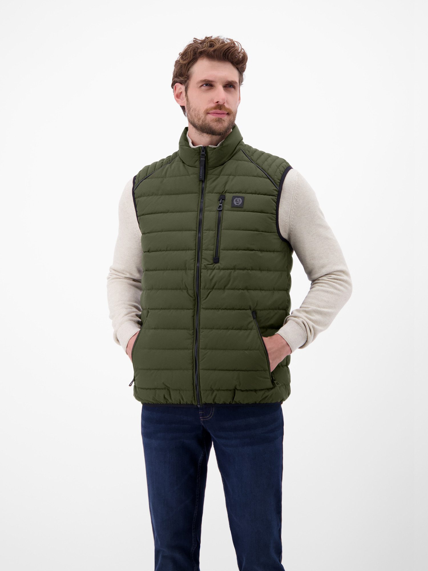 Lerros Bodywarmer LERROS Functionele heren gewatteerde bodywarmer