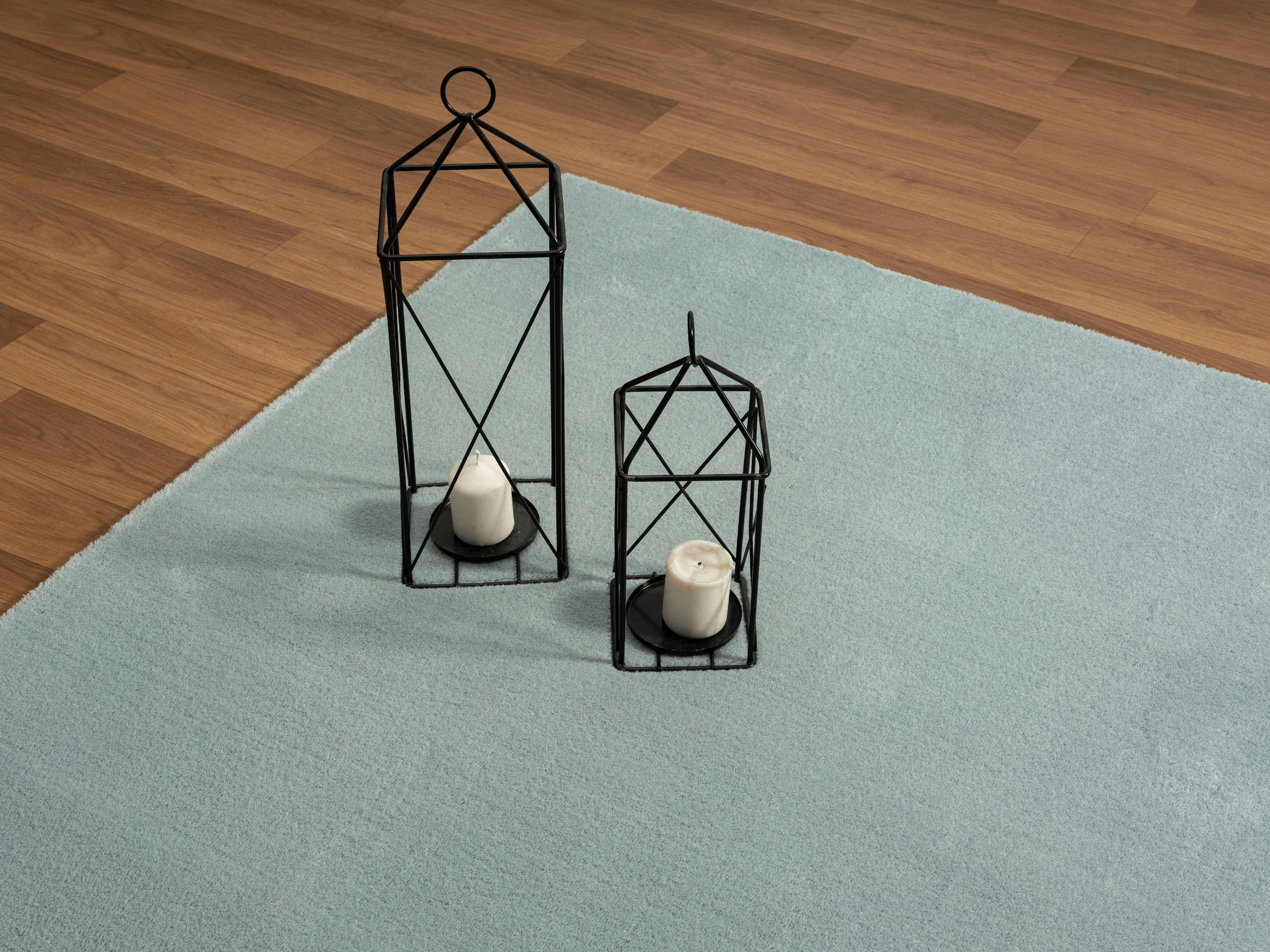 merinos Vloerkleed Loft 37, vloerkleed van imitatiebont zacht en knus, bont gevoel, anti-slip onderkant,