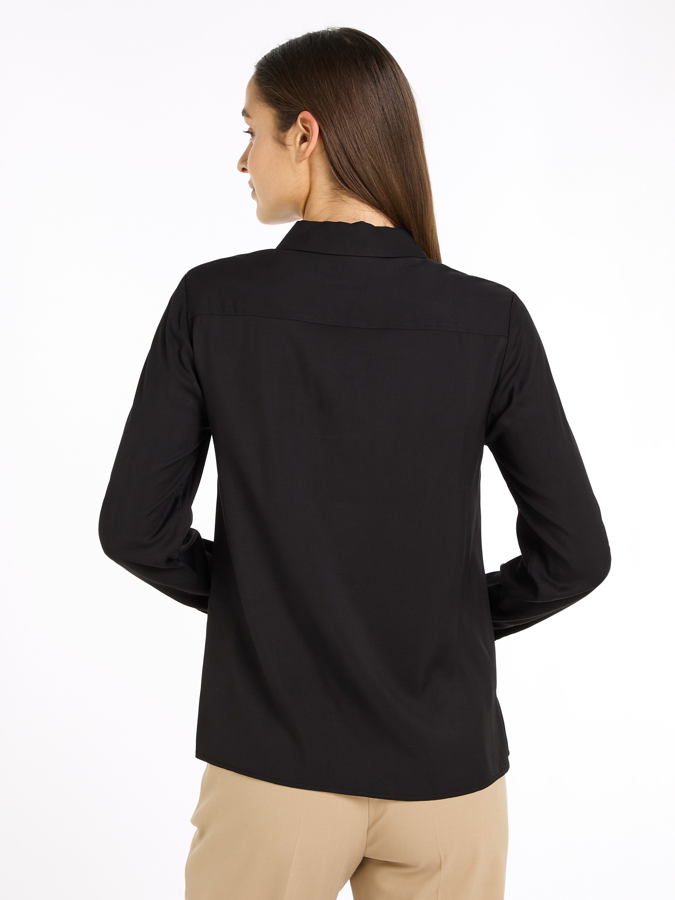 Tommy Hilfiger Blouse met lange mouwen met logovlag