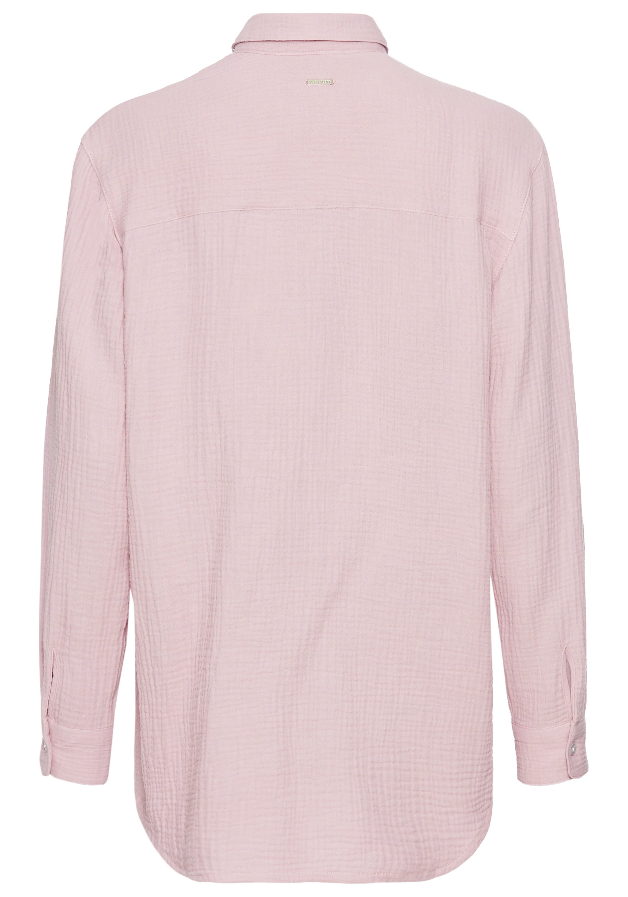 Laura Scott Lange blouse in musselin-kwaliteit