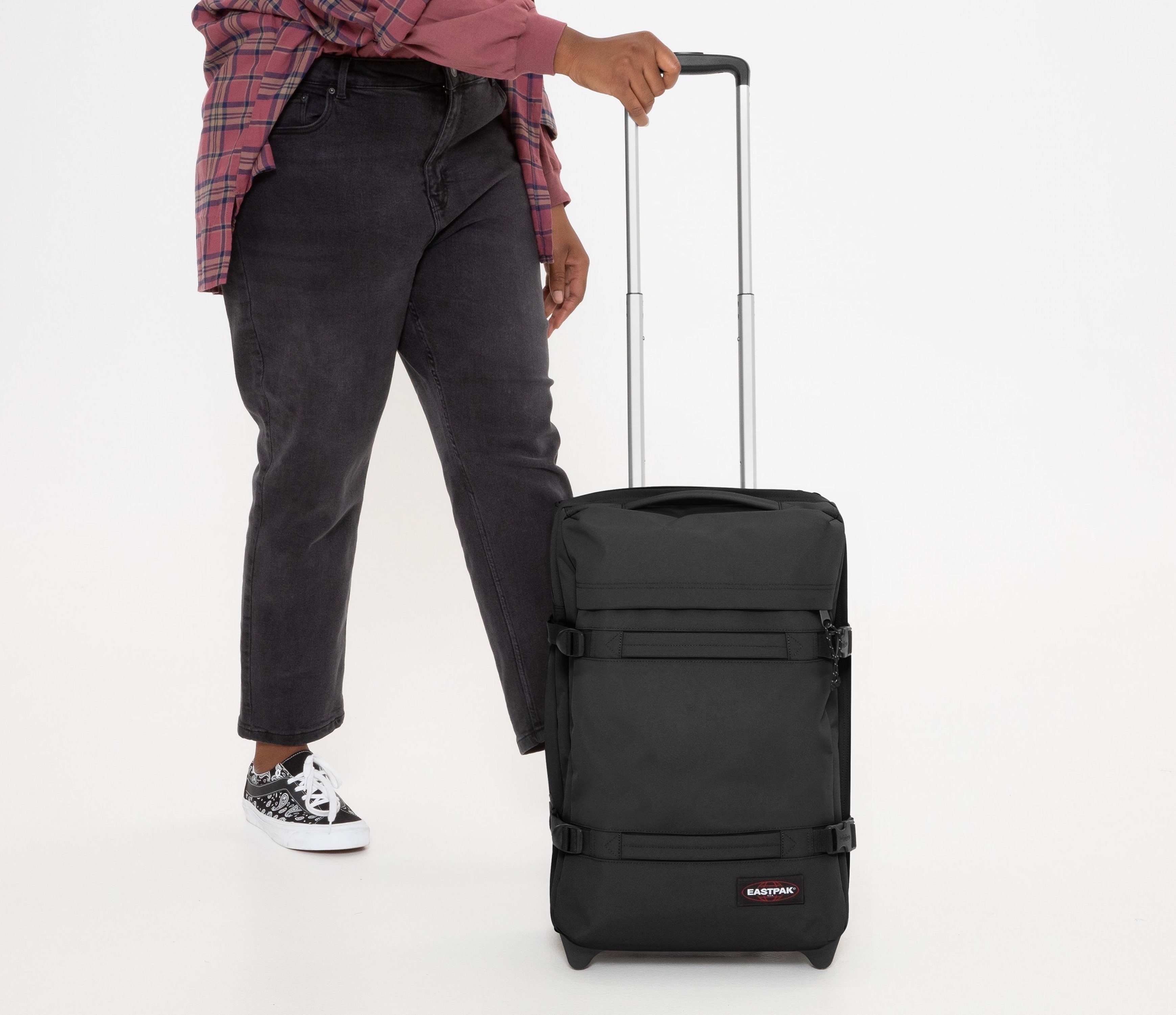 Eastpak Zachte bagage trolley TRANSIT'R S Handbagage-koffer reis bagage koffer met TSA-slot reistas