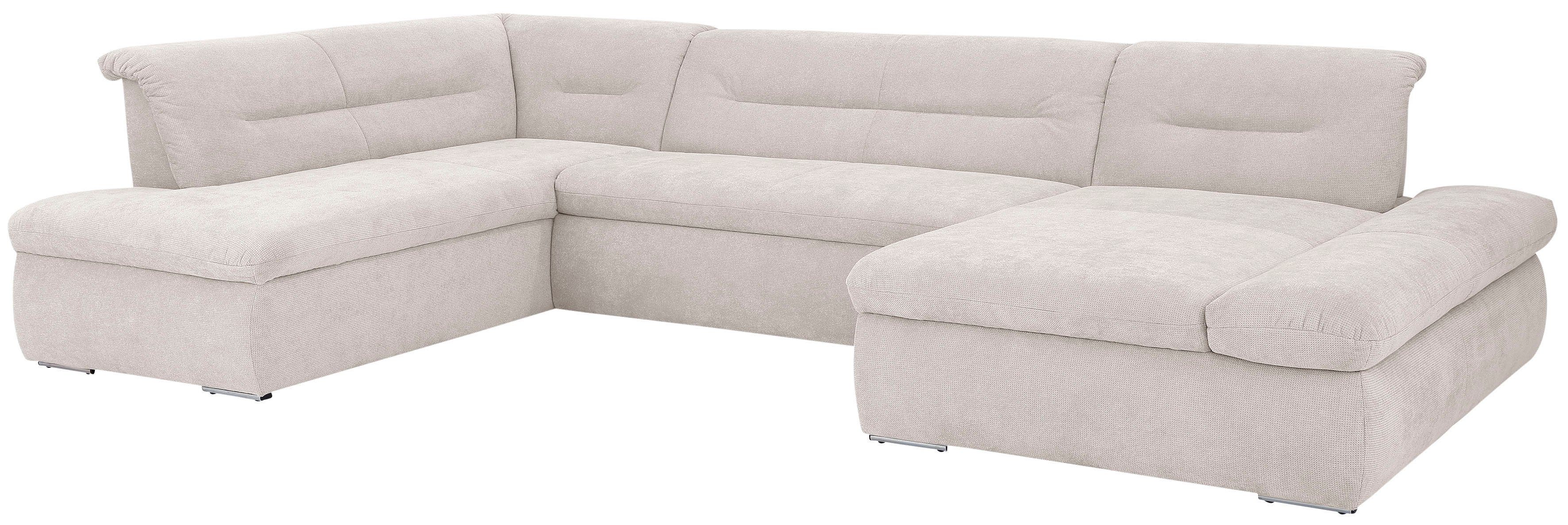 INOSIGN Zithoek Avesa U-vorm Naar keuze met verstelbare armleuningen en slaapfunctie, bxdxh: 355x216x80cm