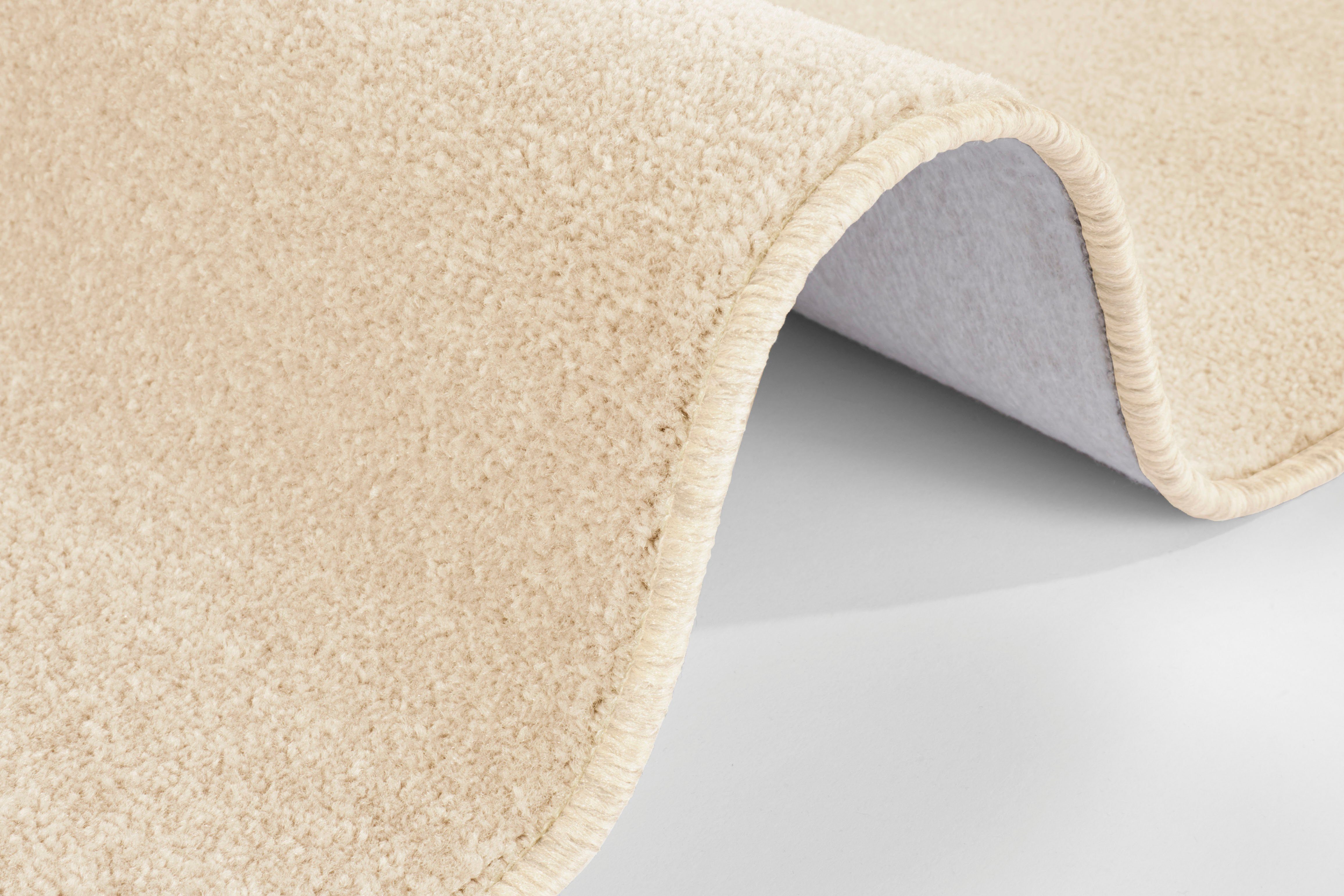 HANSE Home Vloerkleed Shashi Kortpolig, effen kleuren, loper, zacht, eetkamer, kinderkamer, gang
