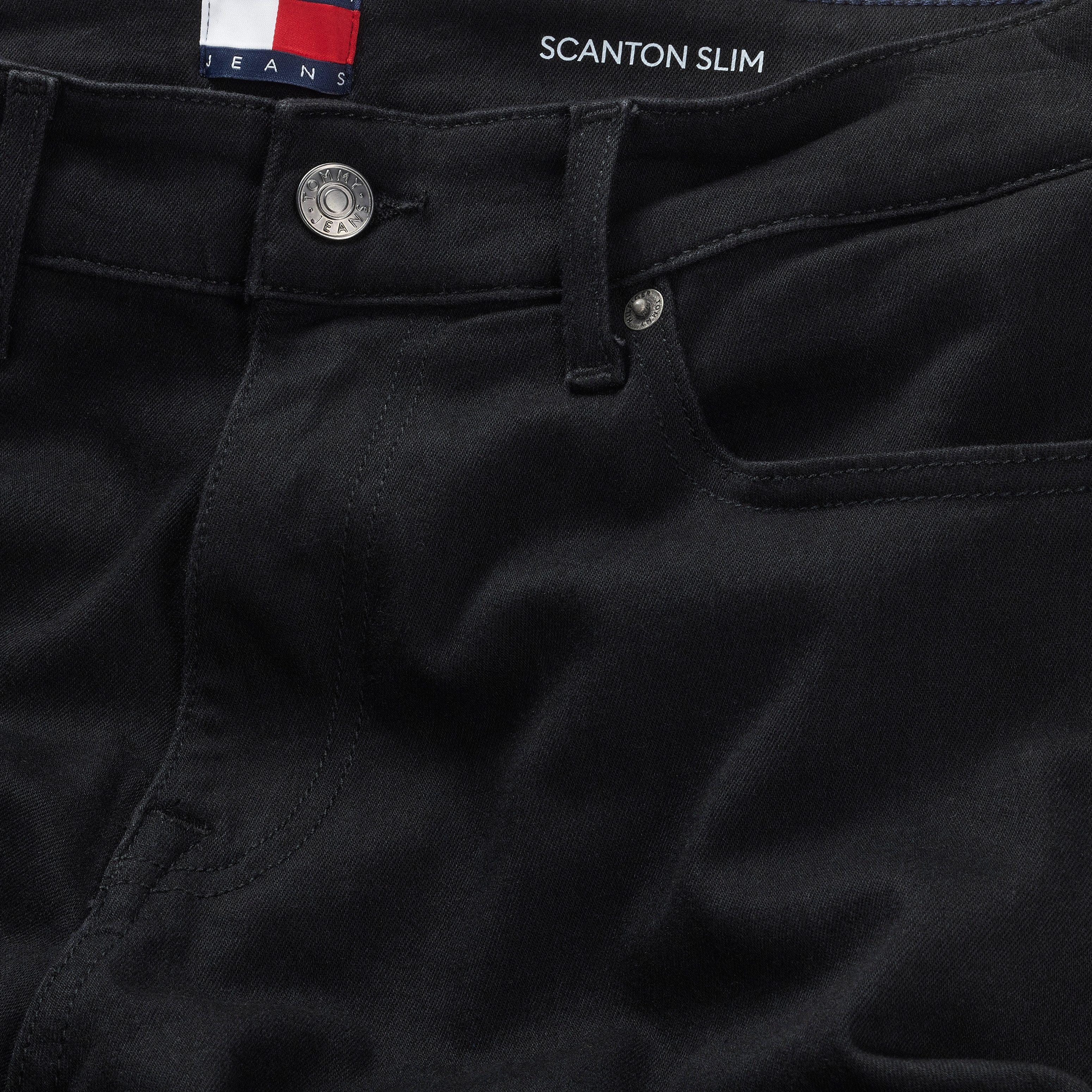 TOMMY JEANS Slim fit jeans SCANTON SLIM met gestempeld logo