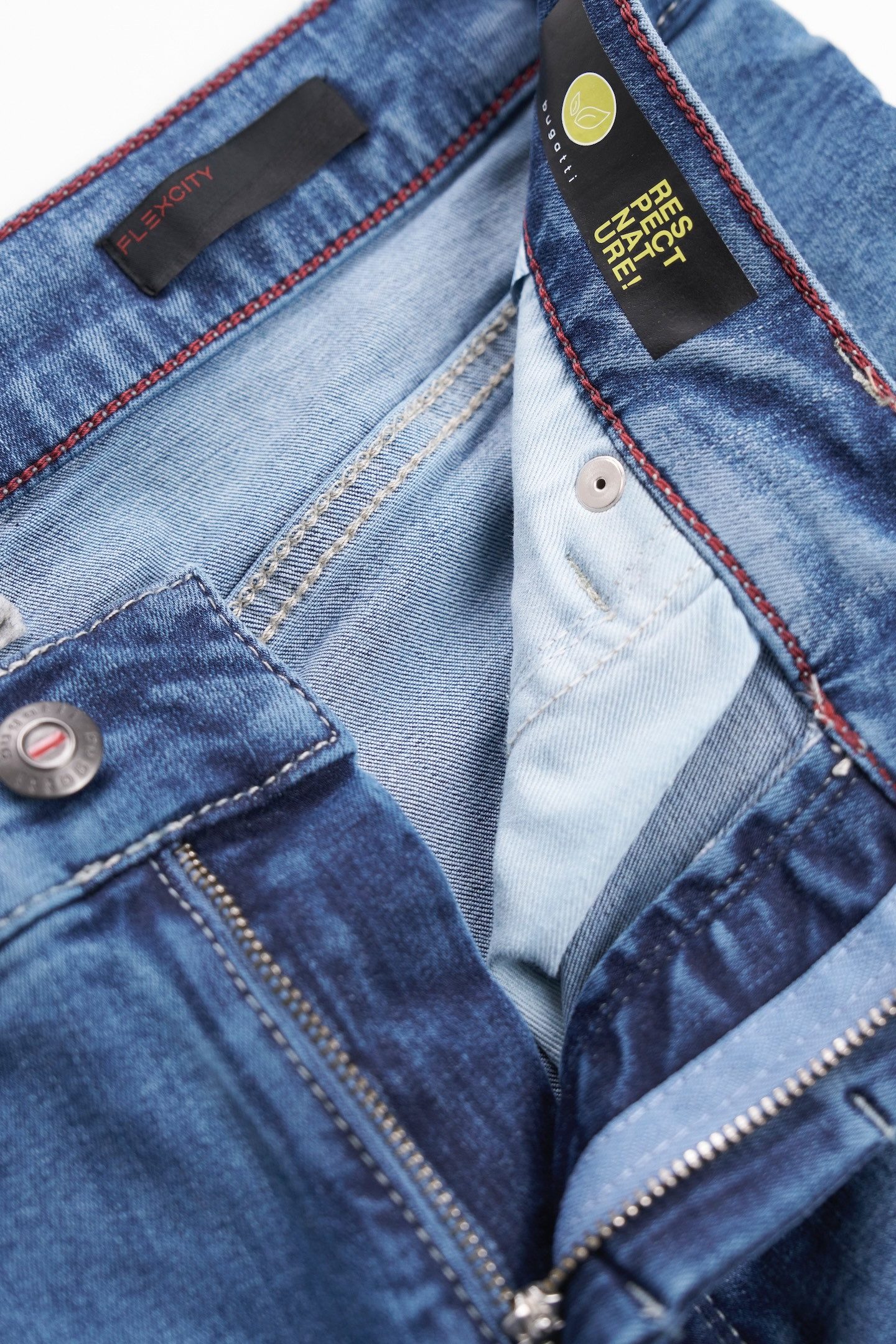 Bugatti 5-pocket jeans bijzonder comfortabel