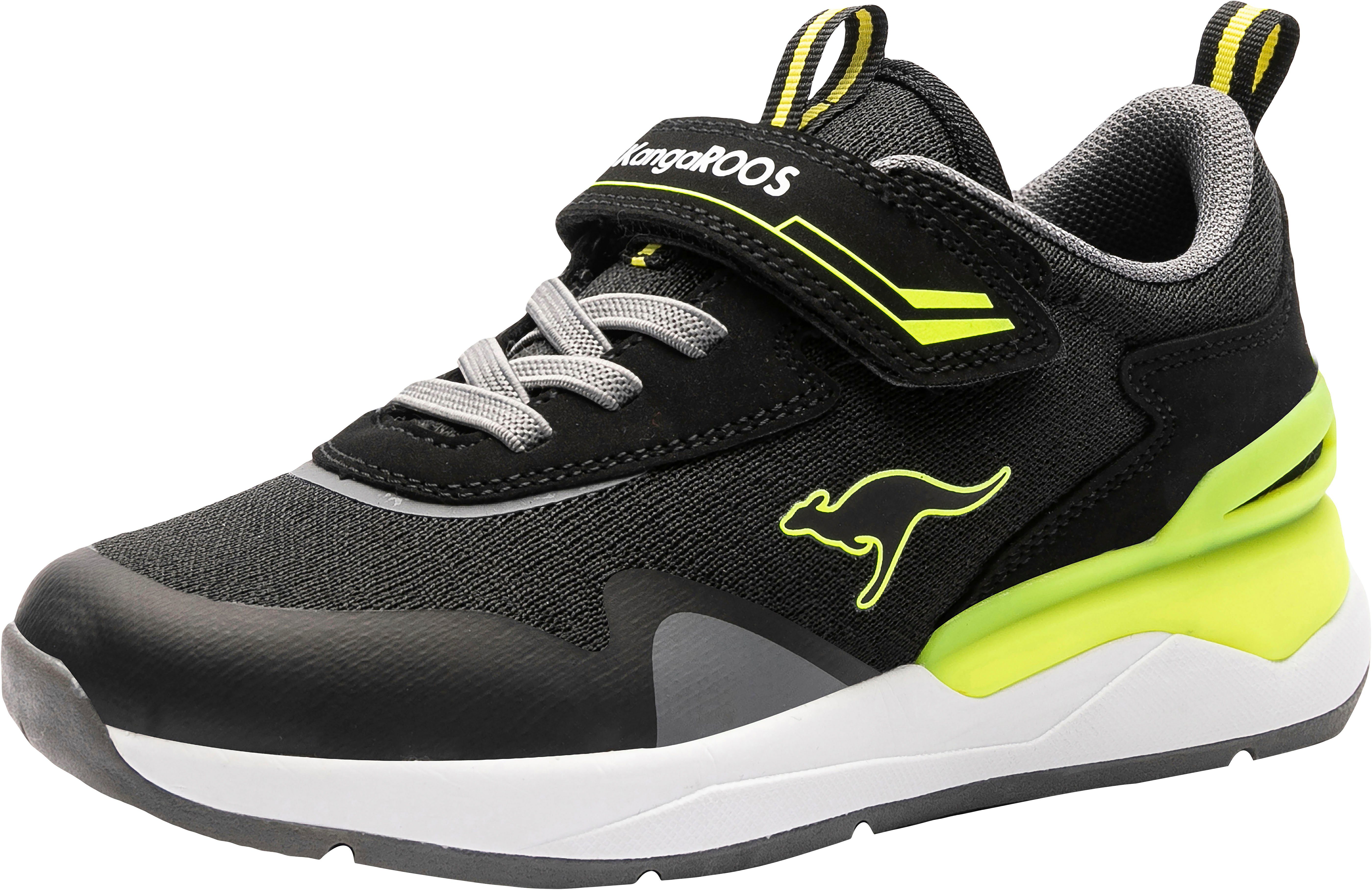 KangaROOS Sneakers KD-Gym EV met klittenbandsluiting kinderen sneakers laag maat 30 EU zwart