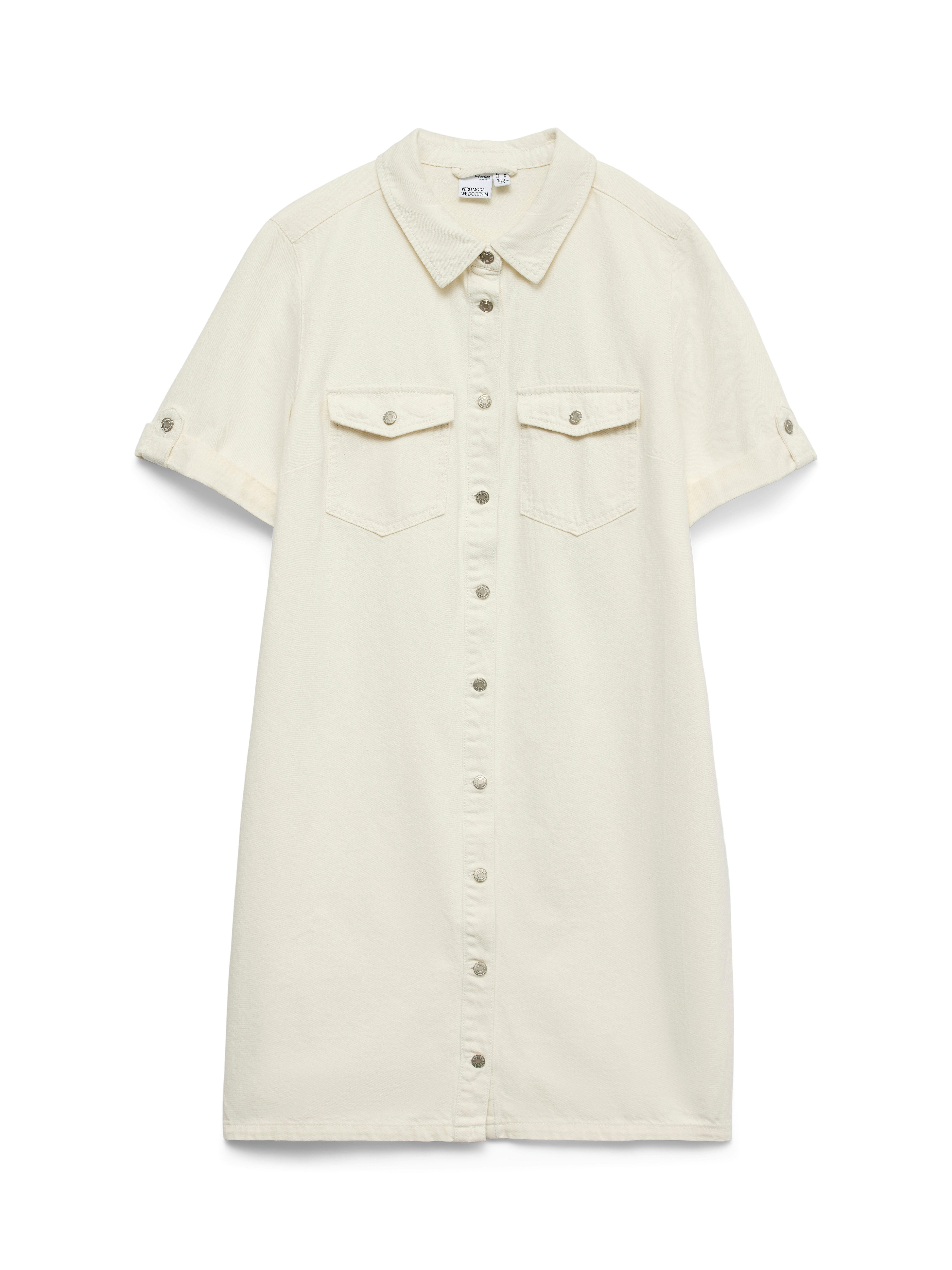 Vero Moda Jeans jurk VMJENNIE SS SHORT DENIM DRESS NOOS