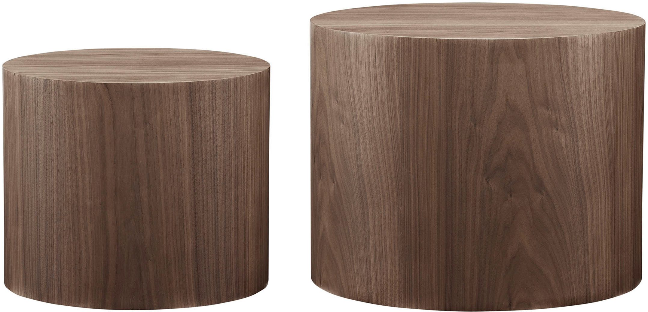 SalesFever Salontafel met houtfineer (2 stuks)