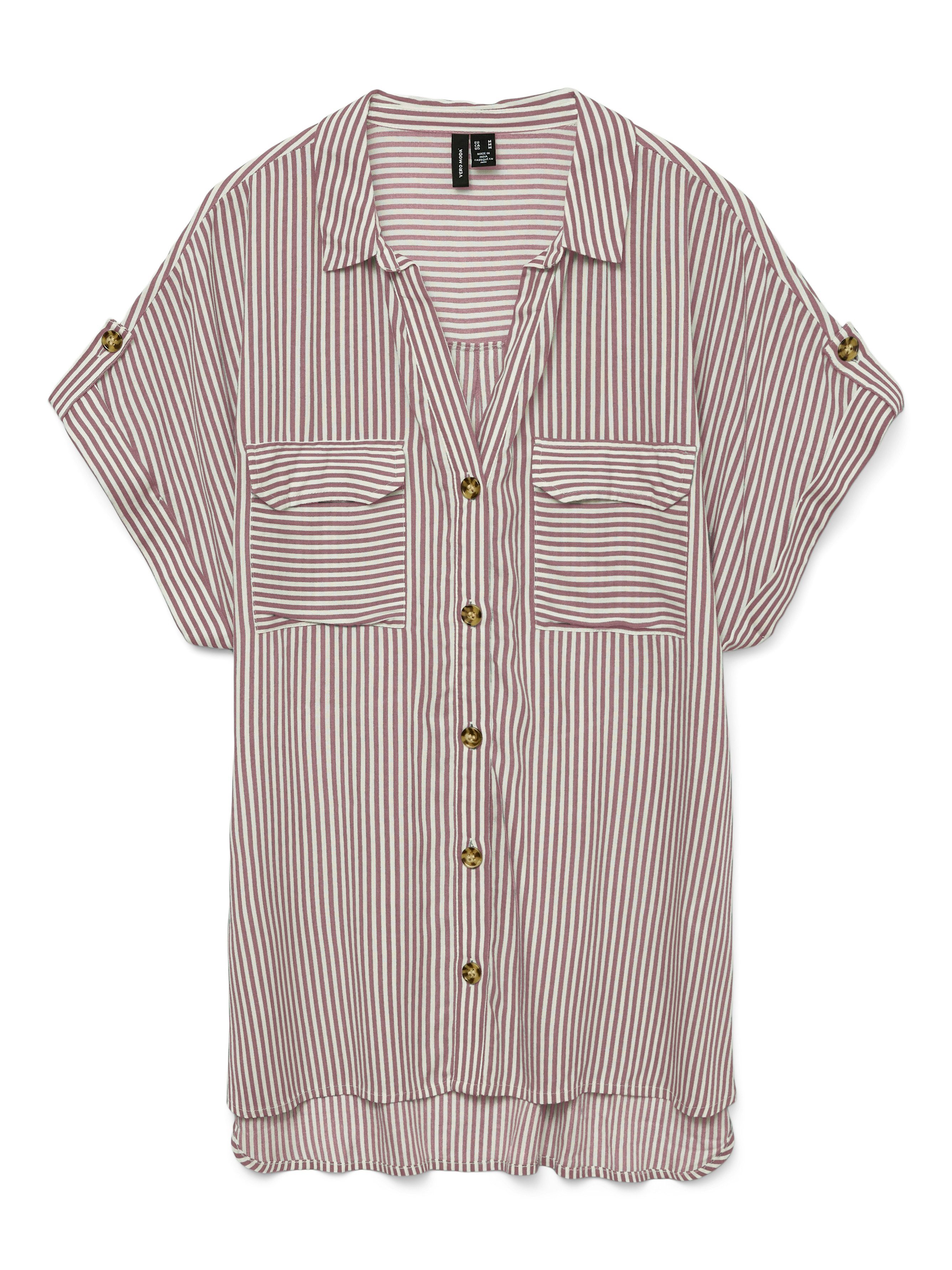 Vero Moda Overhemdblouse VMBUMPY S/S SHIRT WVN GA NOOS