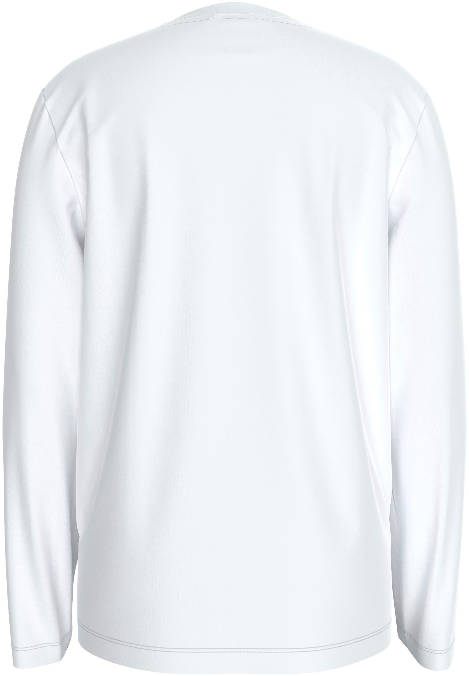 Calvin Klein Shirt met lange mouwen Chest Monologo Ls T-Shirt voor kinderen tot 16 jaar en met logo-opdruk