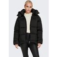 only gewatteerde jas onlmoon oversized puffer jacket otw zwart