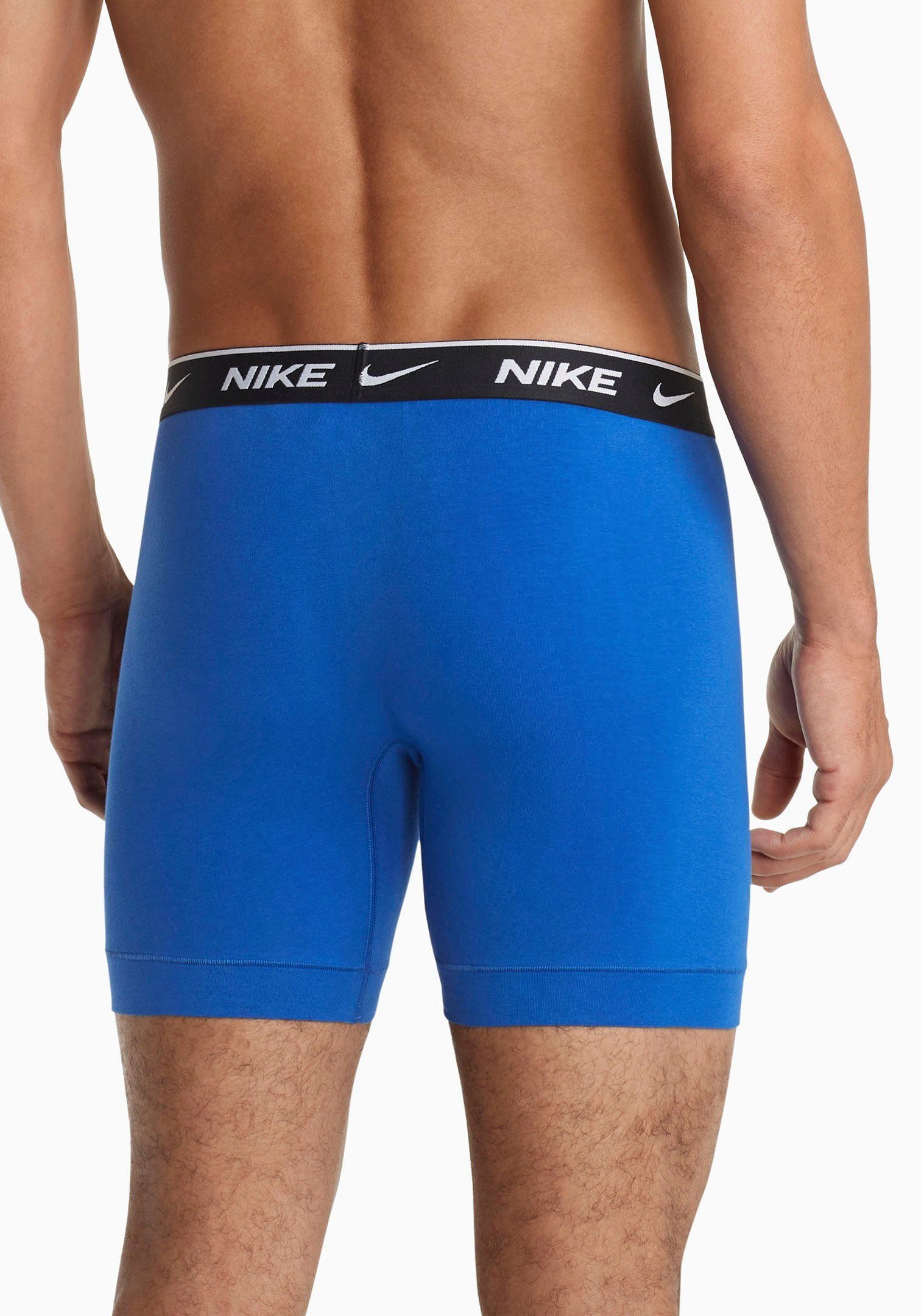 NIKE Underwear Boxershort BOXER BRIEF 3PK met bijzonder lange pijpen en nike logo-elastiek (3 stuks)