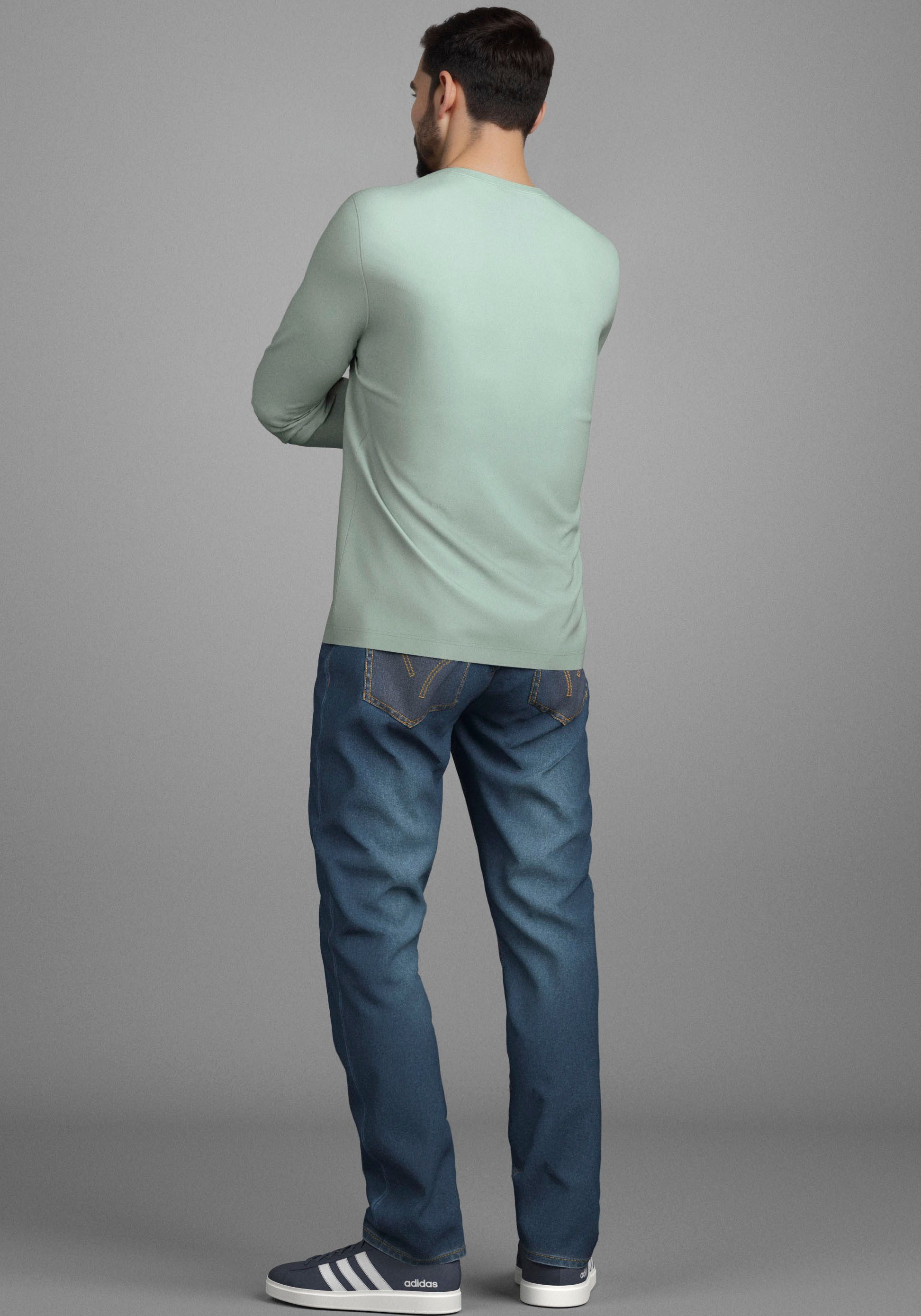 Man's World Shirt met ronde hals Nieuwe collectie!