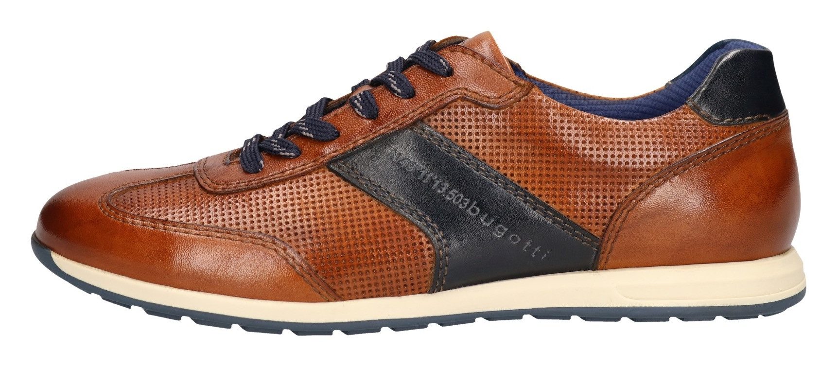Bugatti Slip-on sneakers , lage schoen, slipper, businessschoen met contrastafwerking