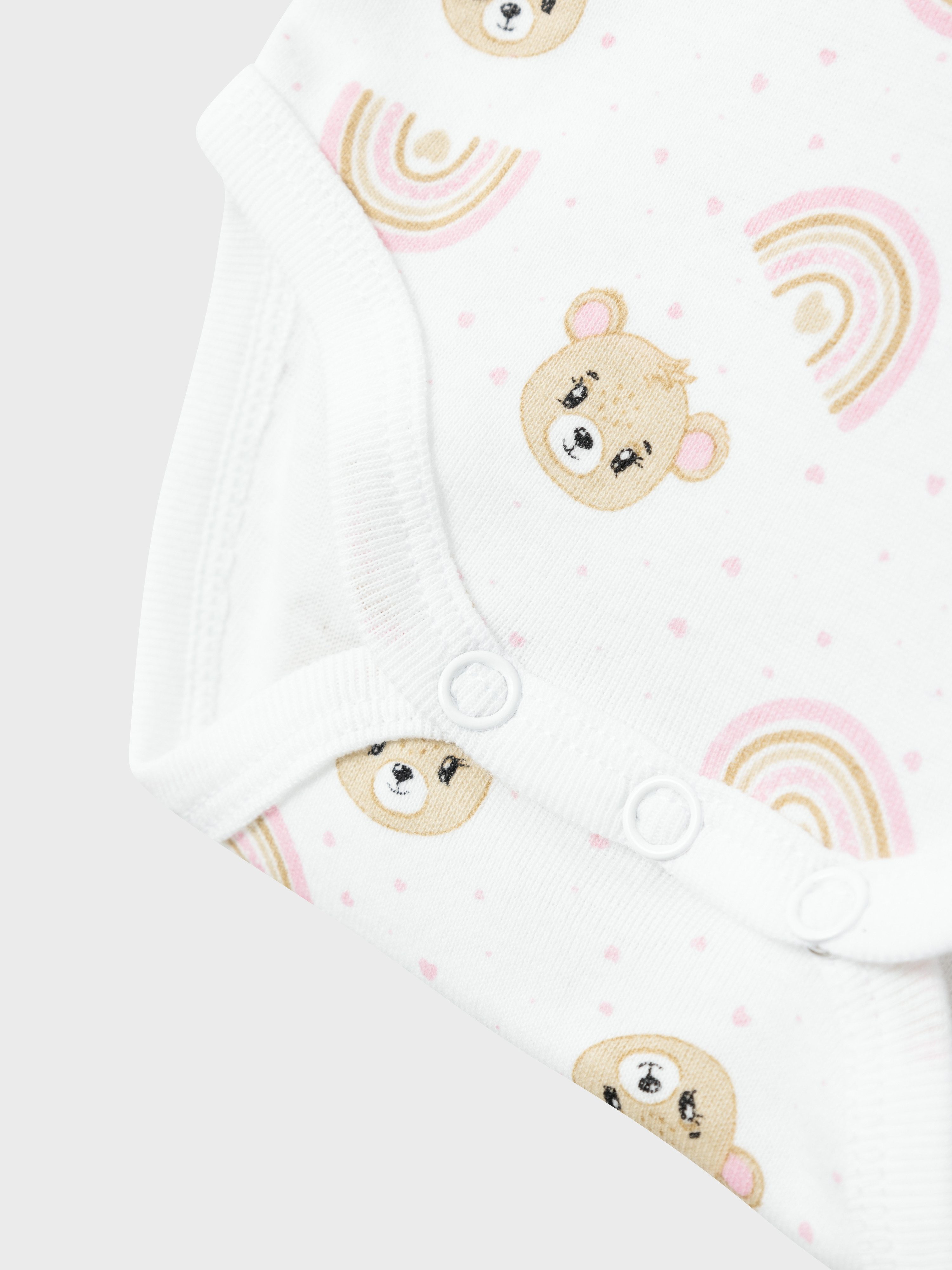 Name It Body met lange mouwen NBFBODY 2P LS ORCHID PINK TEDDY NOOS (set 2-delig)