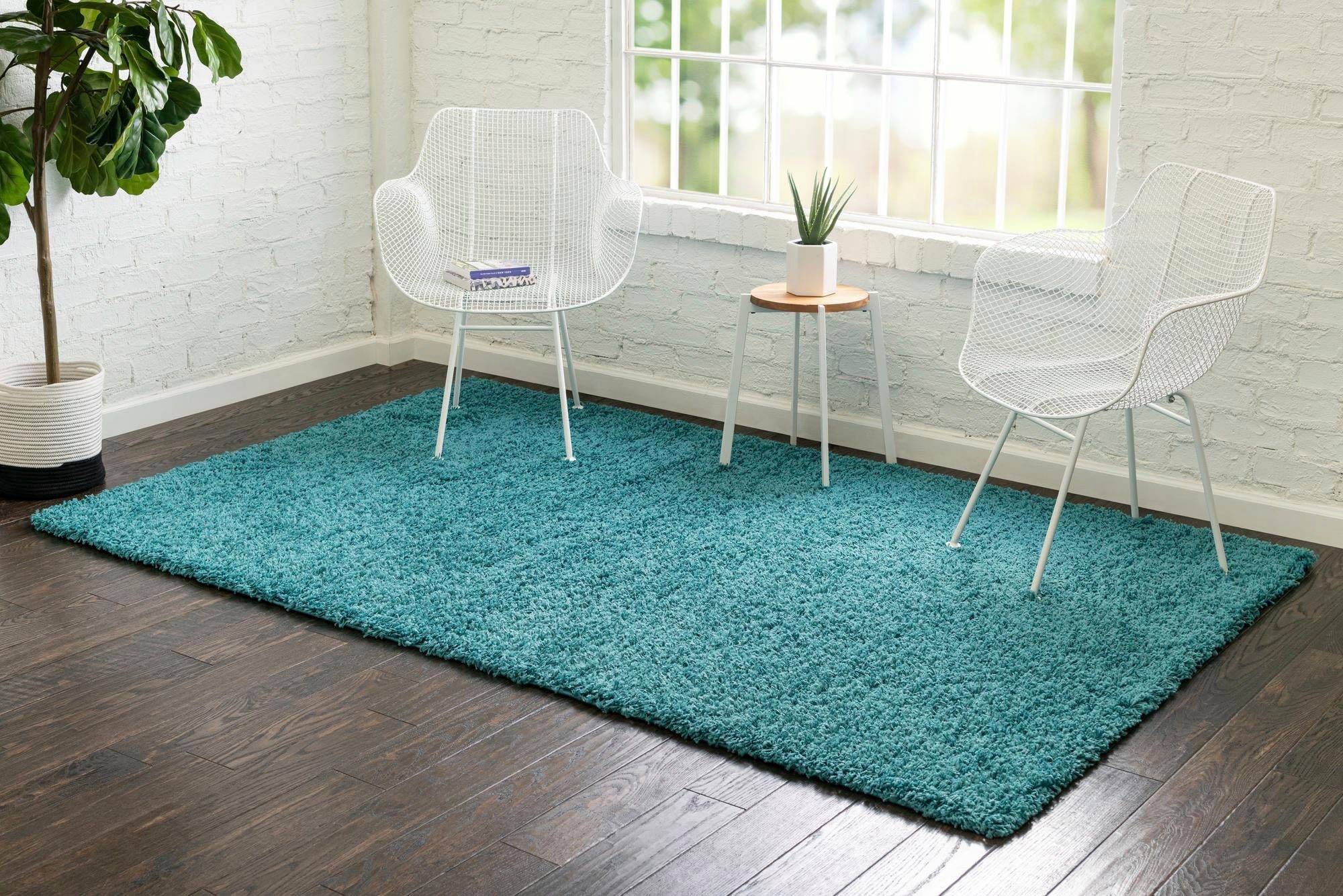 Myflair Möbel & Accessoires Hoogpolig vloerkleed Shaggy shag voorraadopruiming geweven, unikleurig, ideaal in de woonkamer & slaapkamer