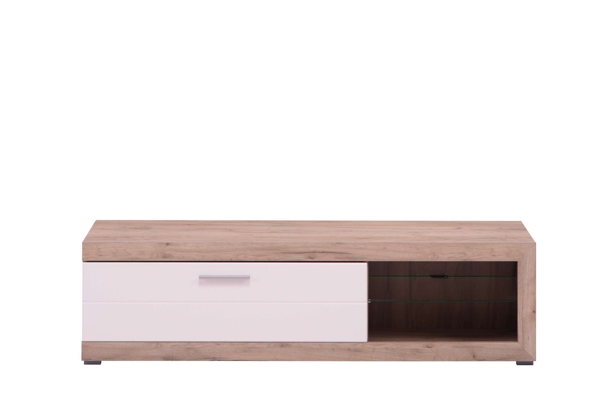 INOSIGN Tv-meubel Remo TV-kast TV-lage kast, met LED-verlichting, in verschillende decoraties lowboards grijs