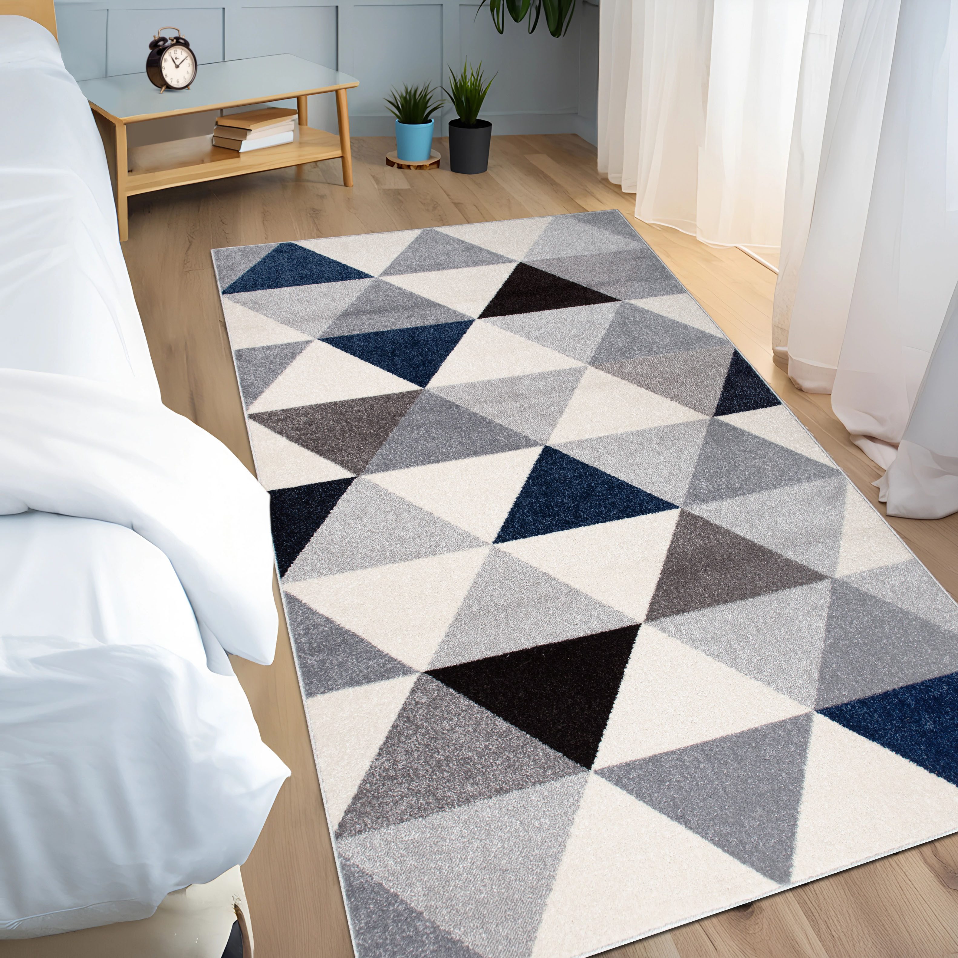 my home Vloerkleed Berlad Geo met bijzonder zachte pool, kortpolig, modern geometrisch ontwerp