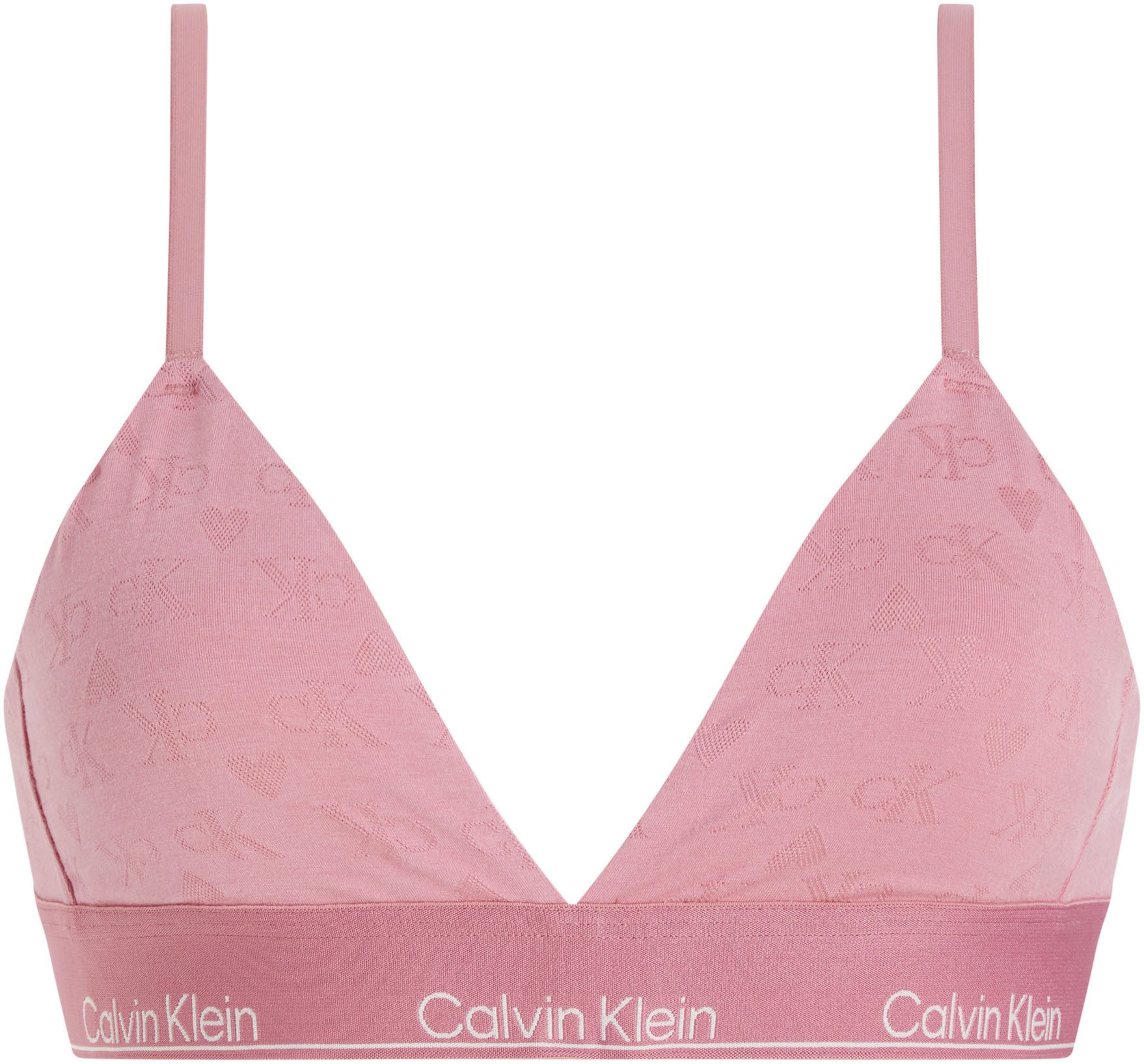 Calvin Klein Triangel-bh LIGHTLY LINED TRIANGLE met logo-onderbusteband