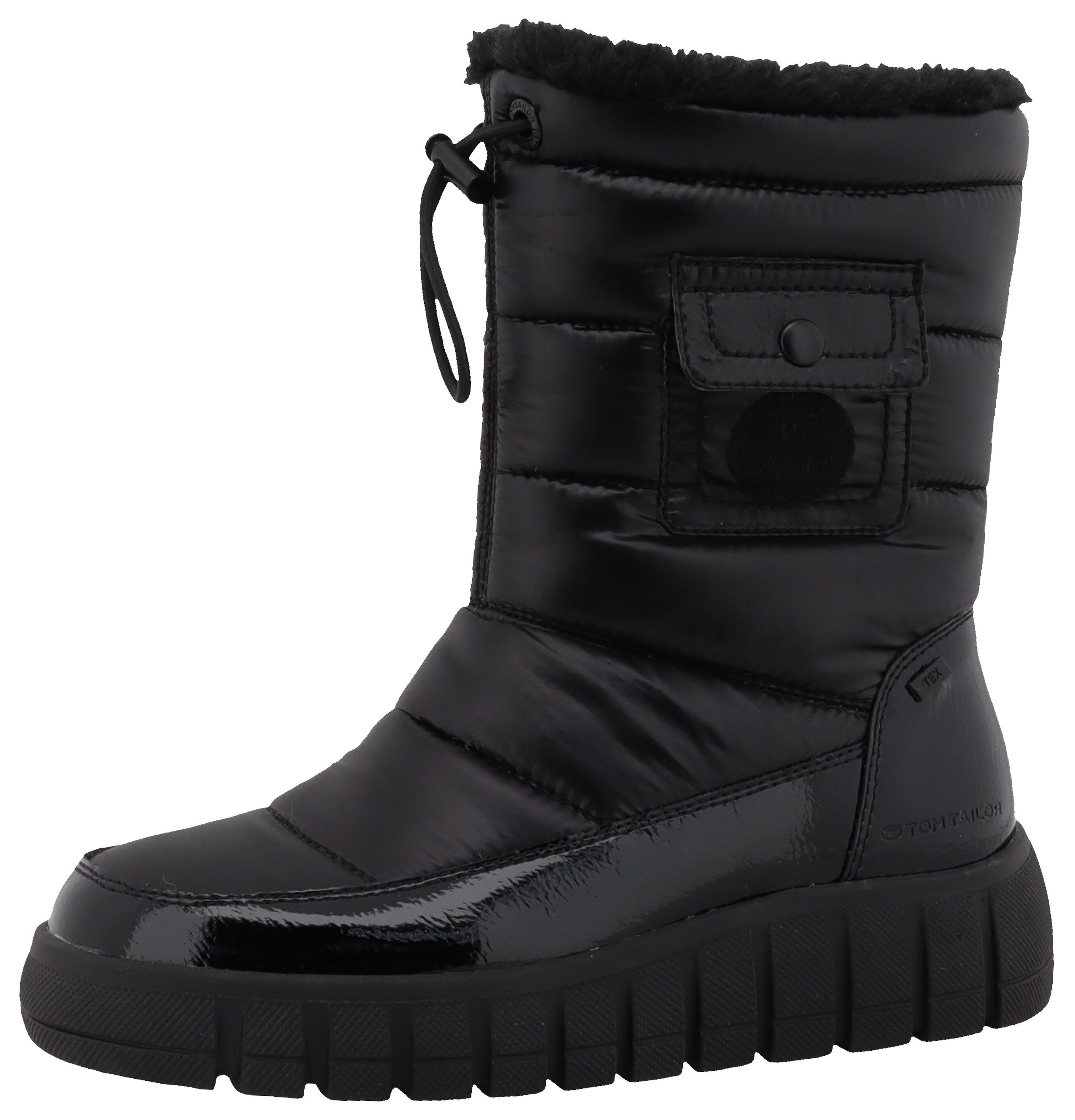 Tom Tailor Snowboots sleehak, winterlaarzen, winterlaarzen met binnenrits