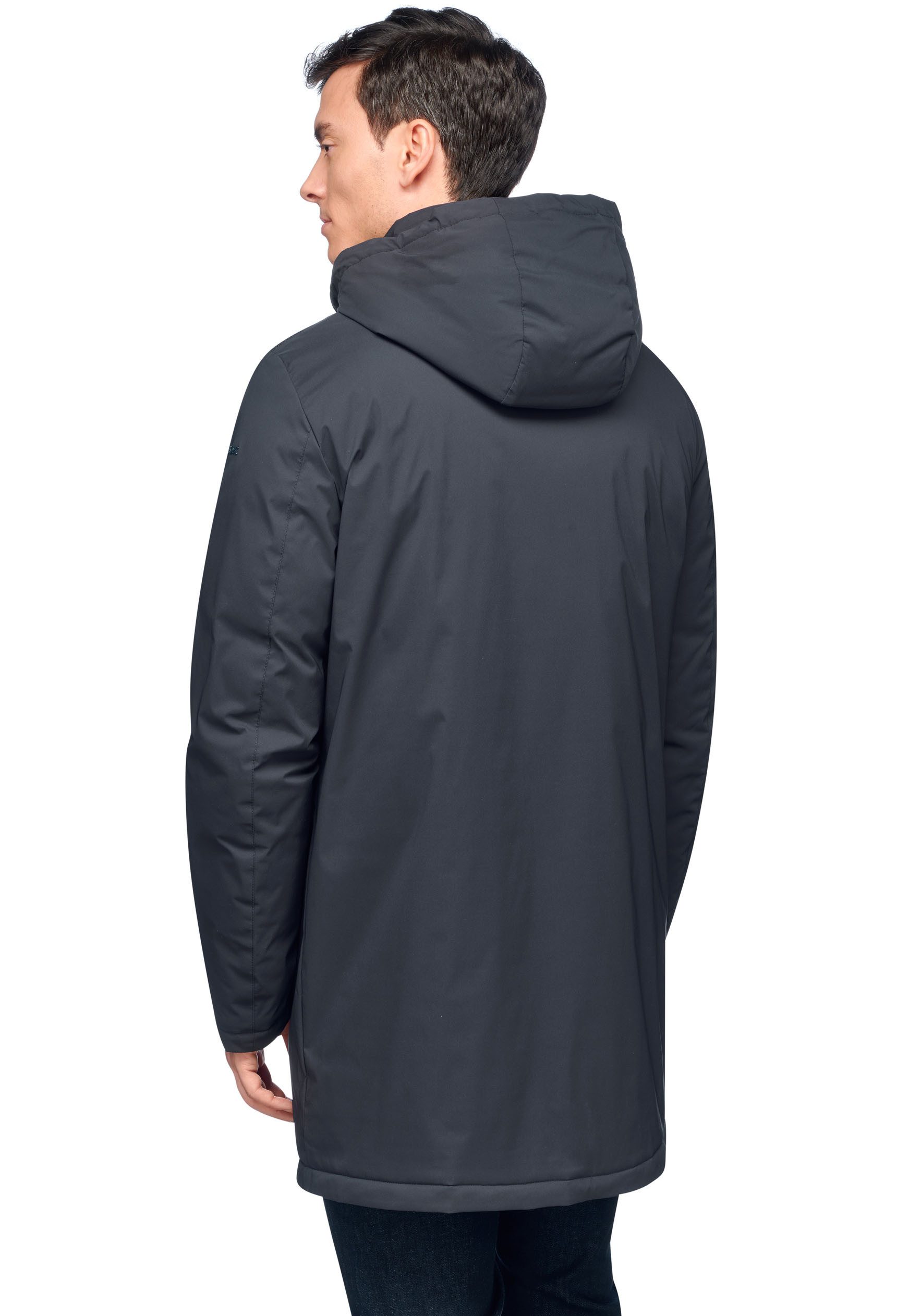 Geox Parka Aurelio met afneembare capuchon, ritszakken, verborgen sluiting