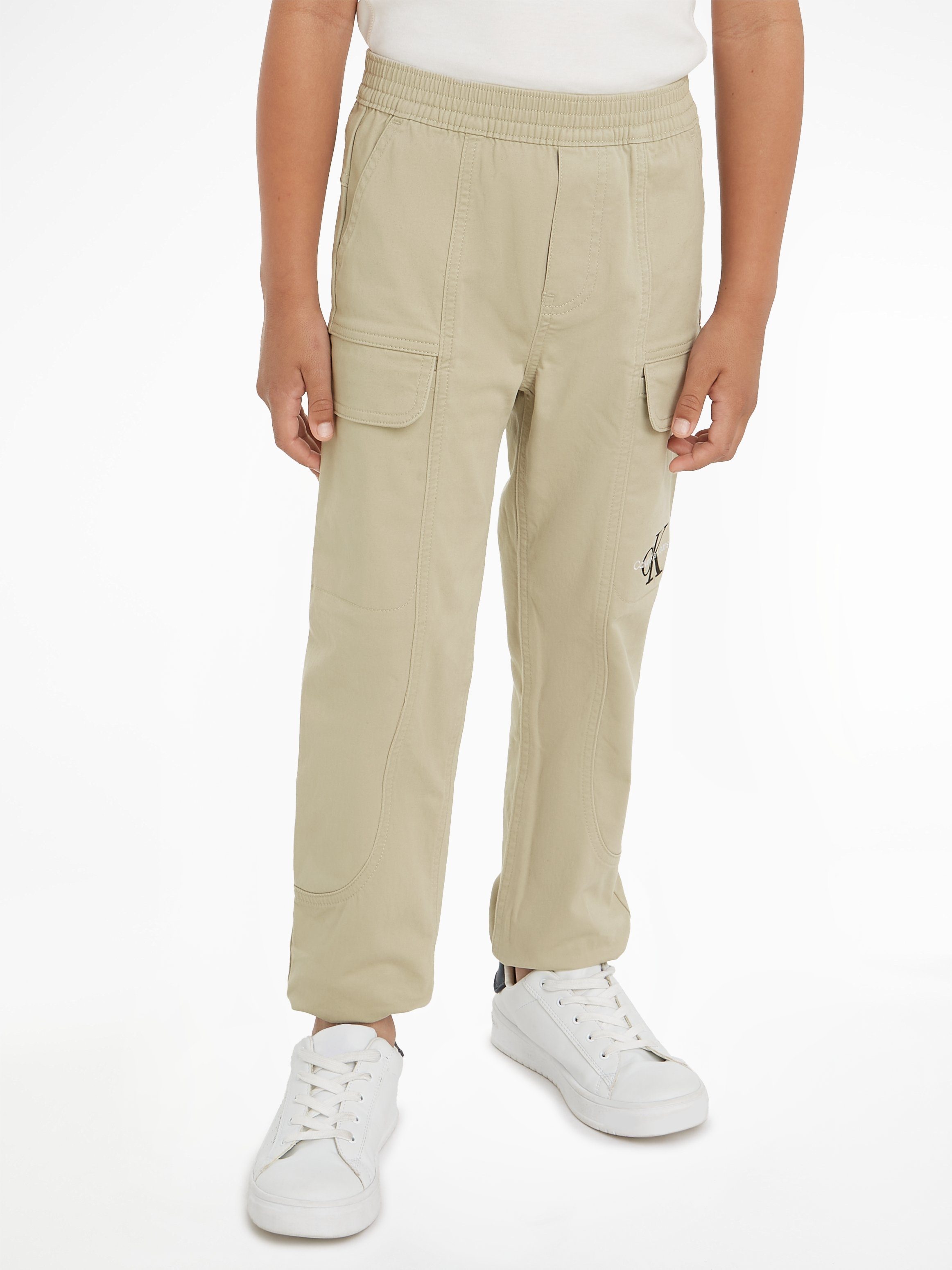 Calvin Klein Cargobroek SATEEN CARGO PANTS voor kinderen tot 16 jaar