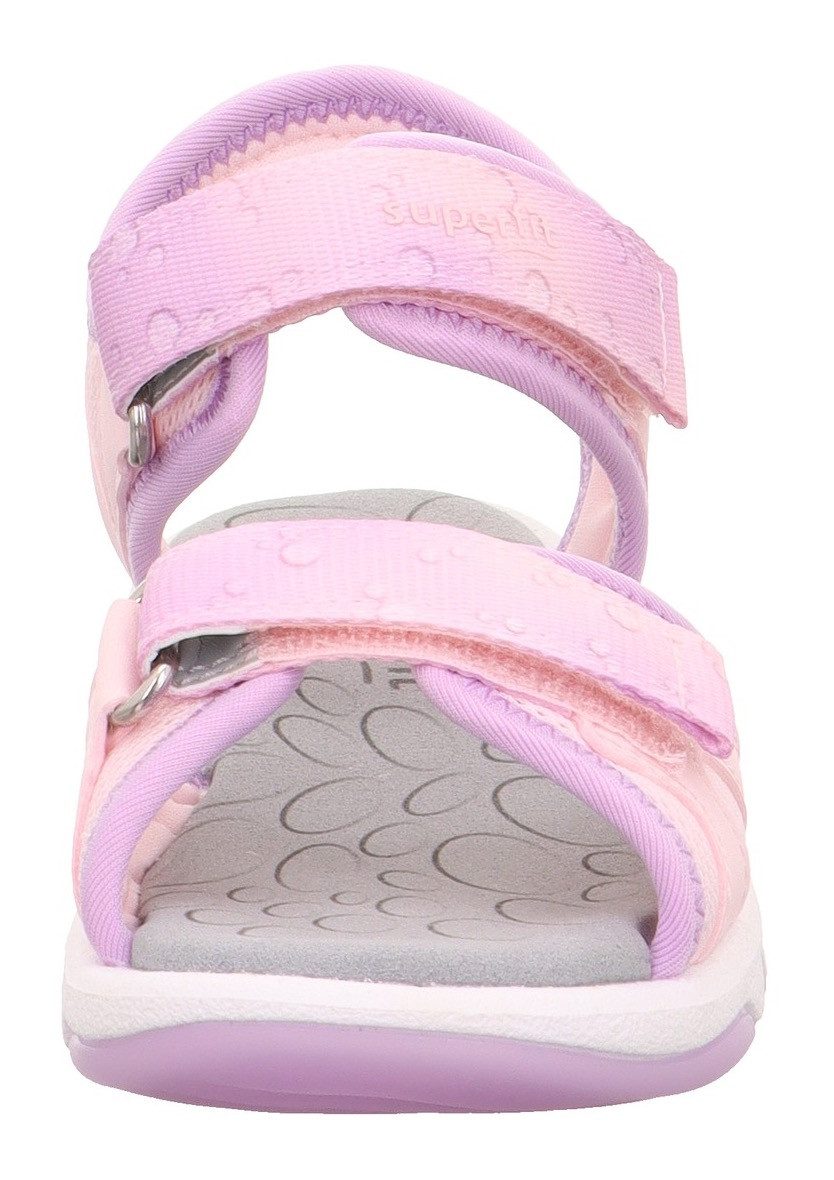 Superfit Sandalen PEBBLES WMS: middel Sandaal met schattige glitter-sluiting, maat sjabloon om te downloaden