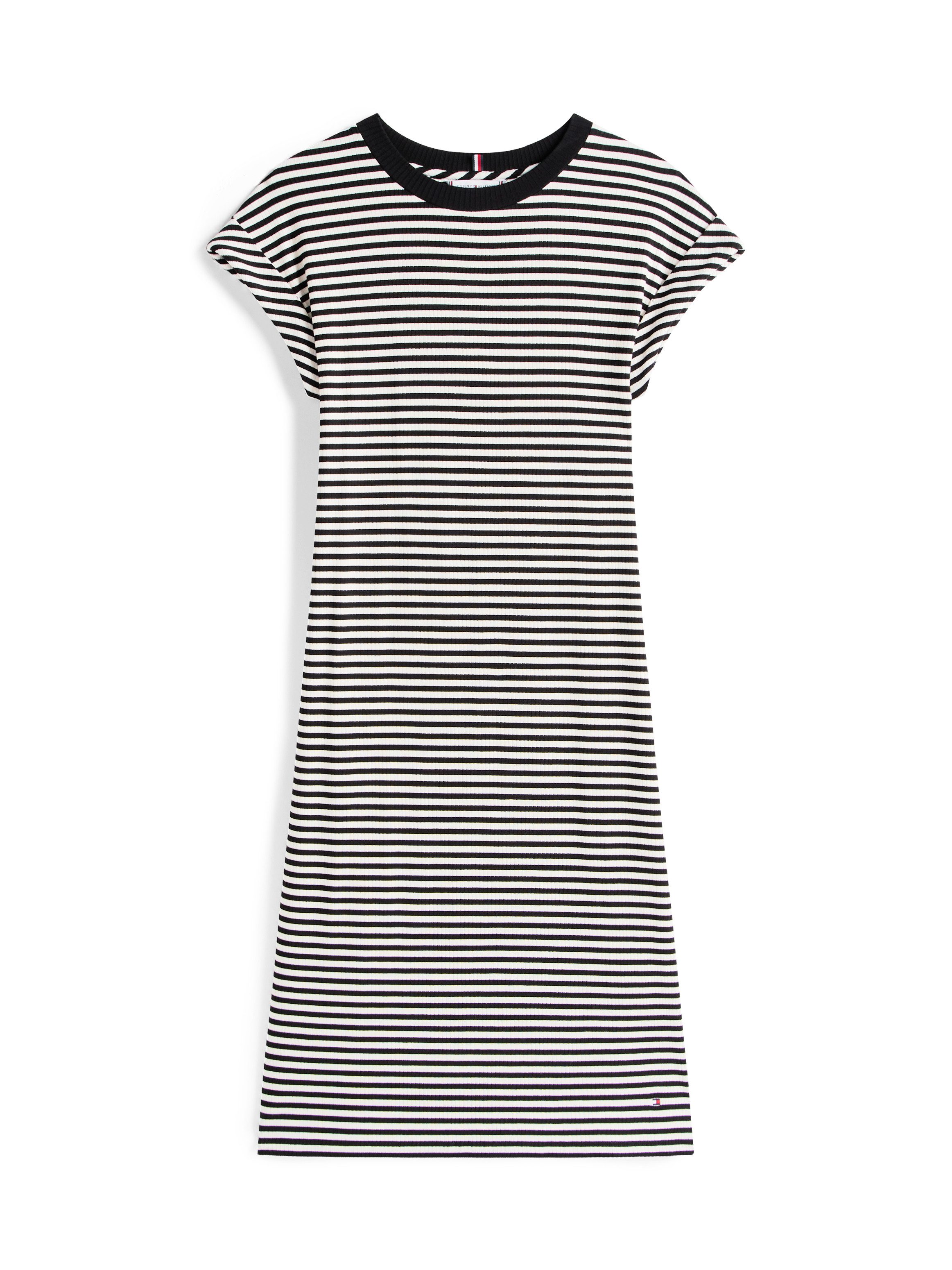 Tommy Hilfiger Shirtjurk RIB SHORT REG TEE DRS