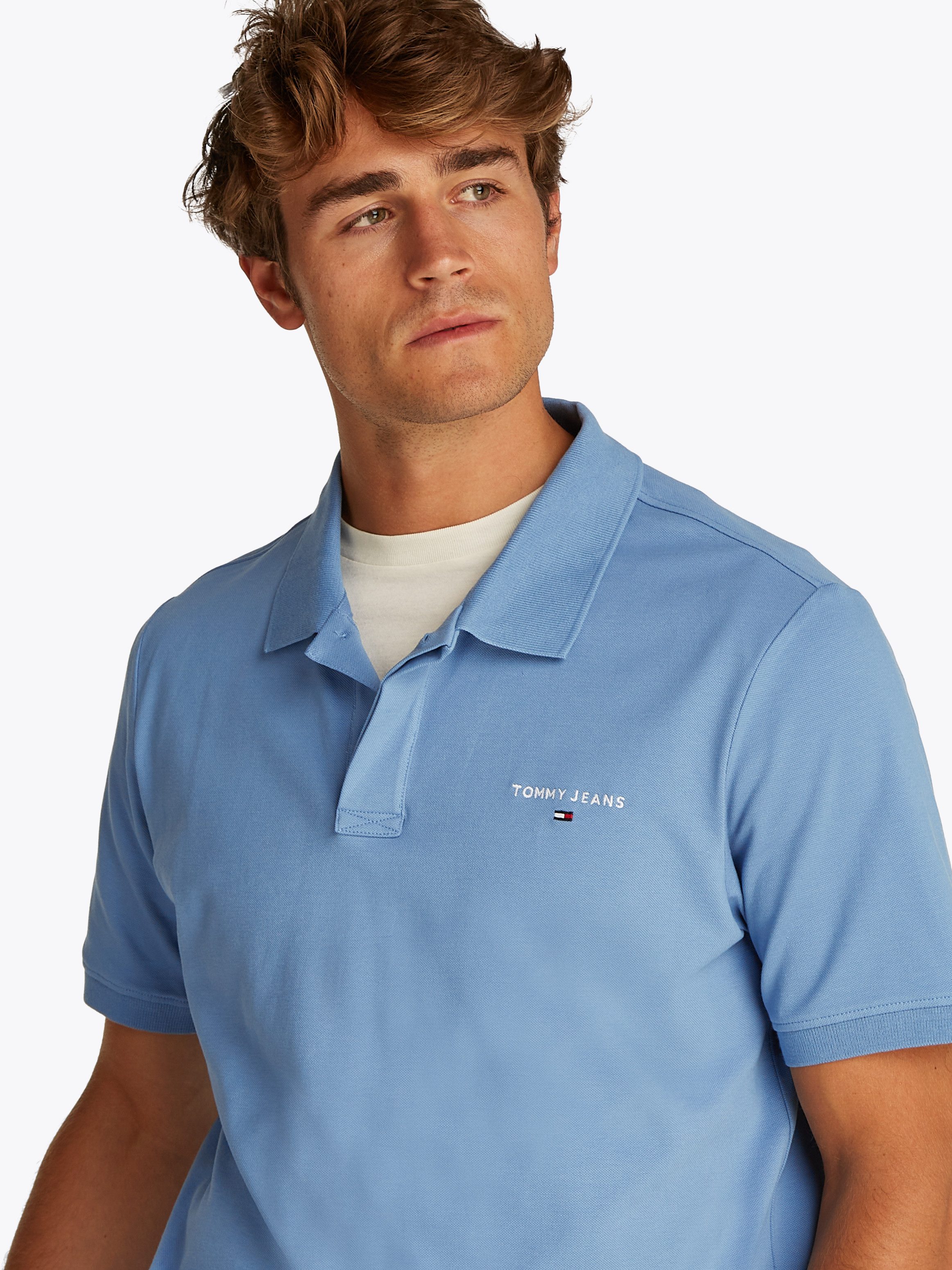 TOMMY JEANS Poloshirt TJM REG LINEAR POLO EXT