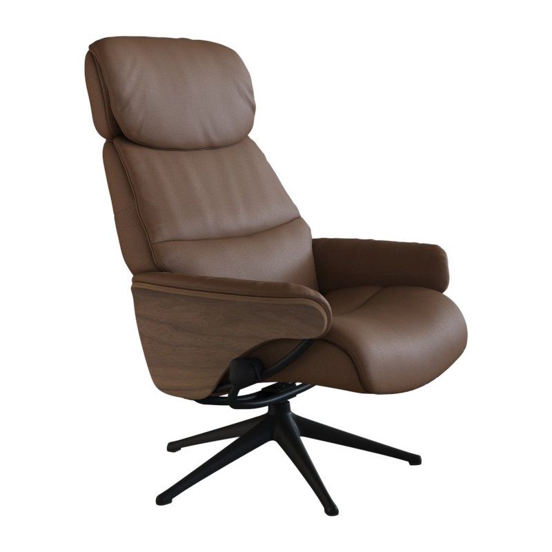 FLEXLUX Relaxfauteuil Relaxchairs Aarhus Relaxfauteuil, hoog comfort, ergonomische zithouding, verstelbare rugleuning