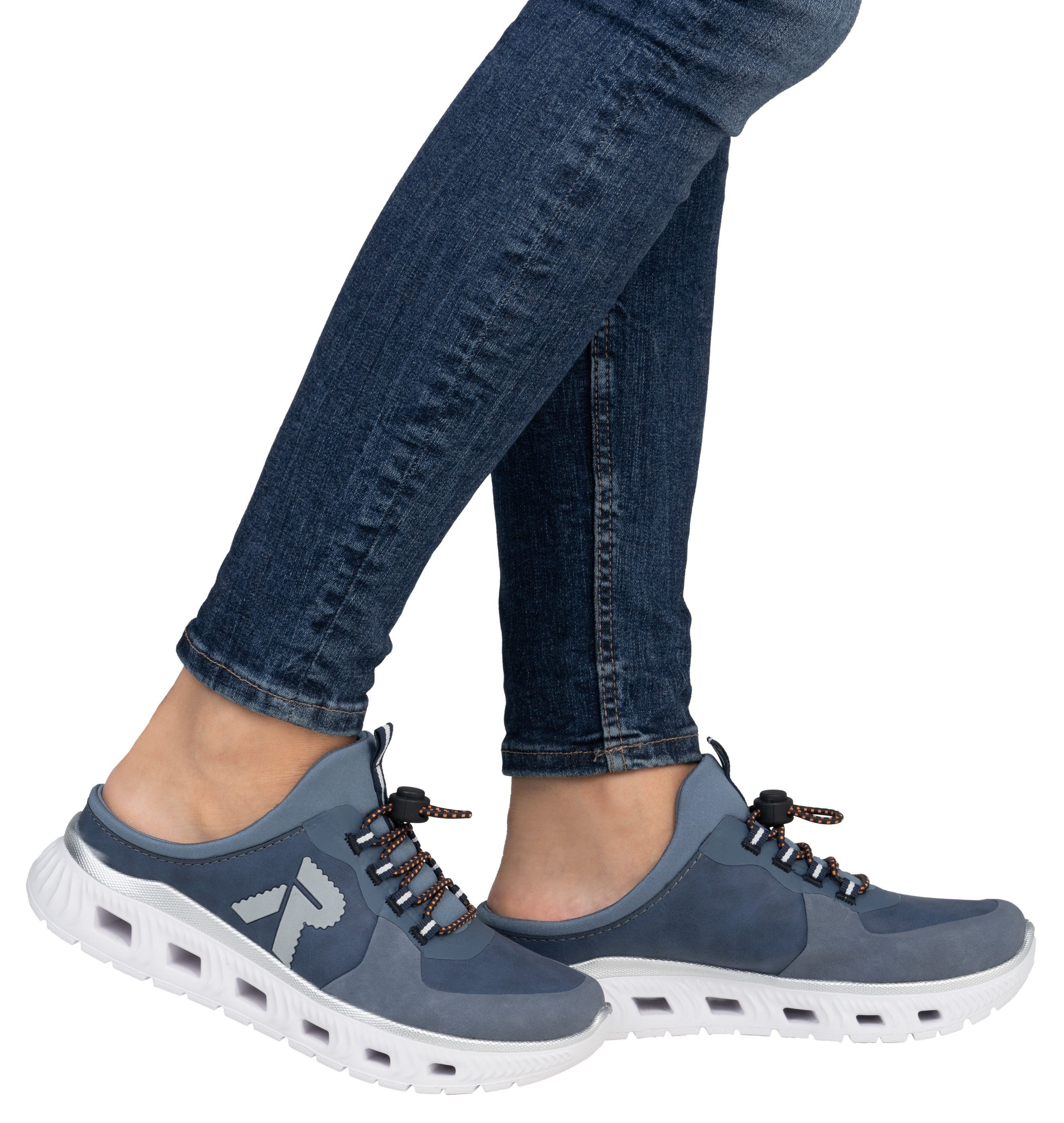 RIEKER Sport Clogs , instapschoen, sabotschoen, sneaker met aangebrachte snel sluiting