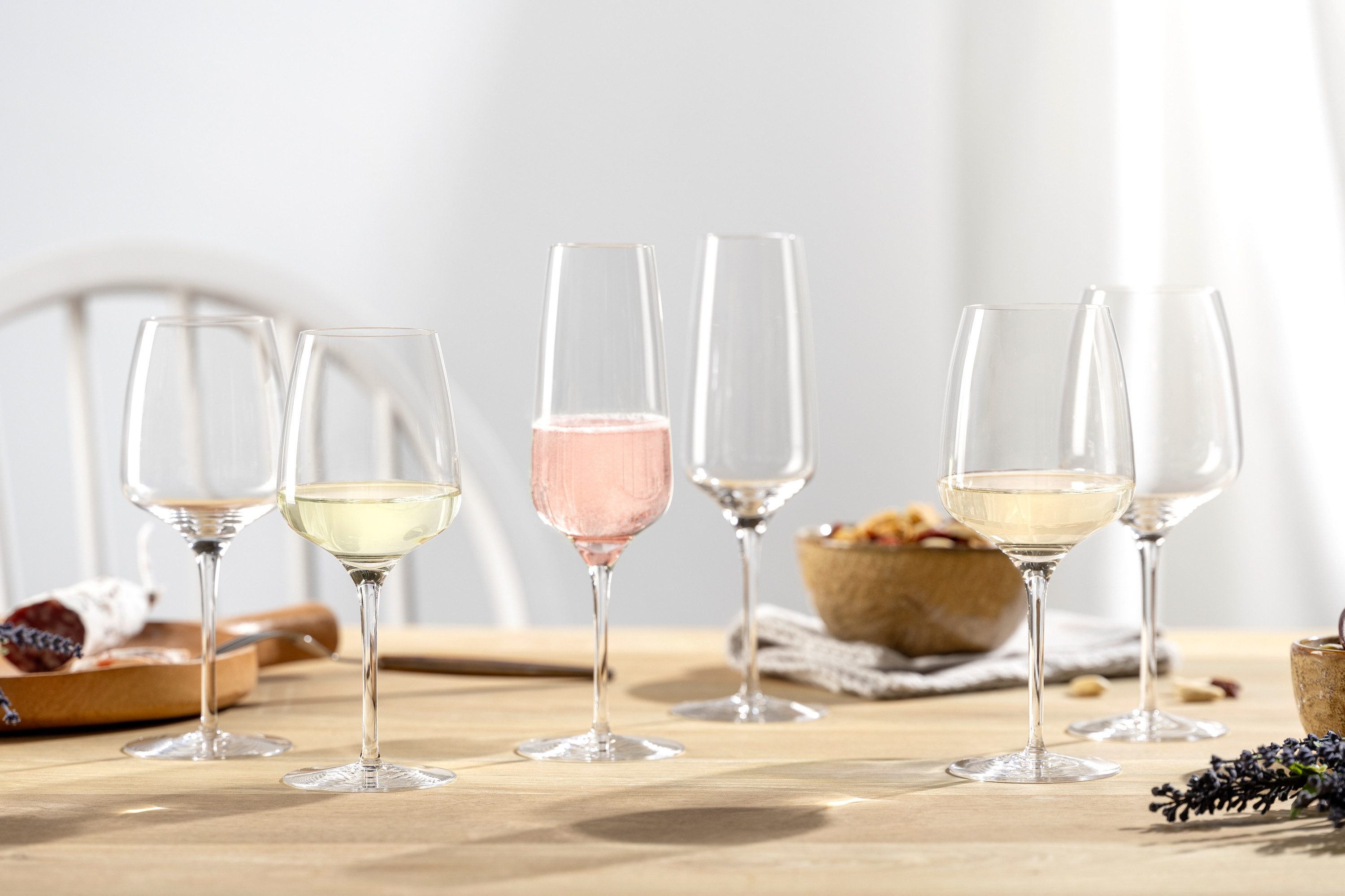 LEONARDO Wijnglas Witte wijnglas CESTI, 360 ml, 6-delig set (set, 6-delig)