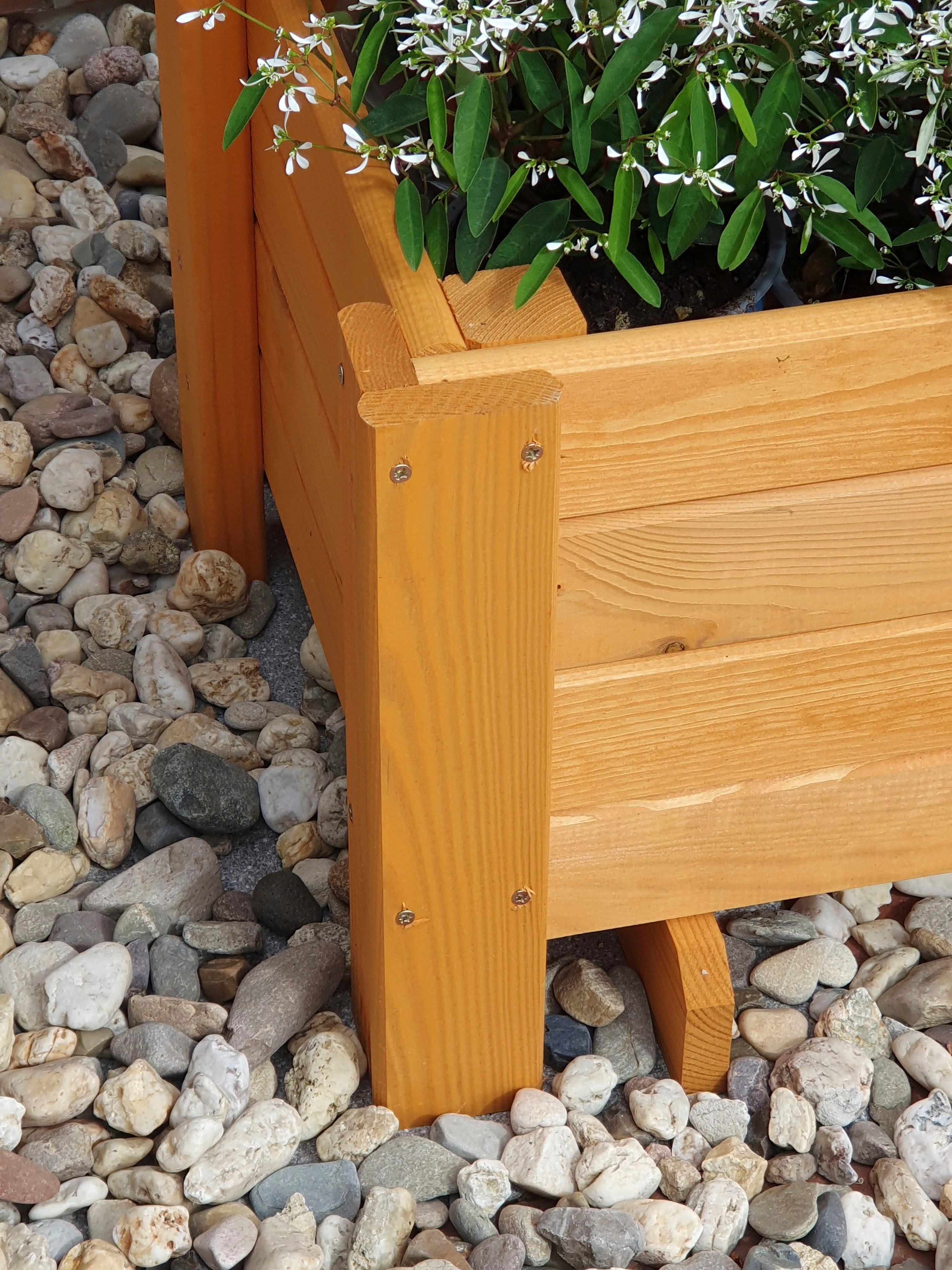 promadino Rek Romantica met plantenbak, bxdxh: 80x38x210 cm