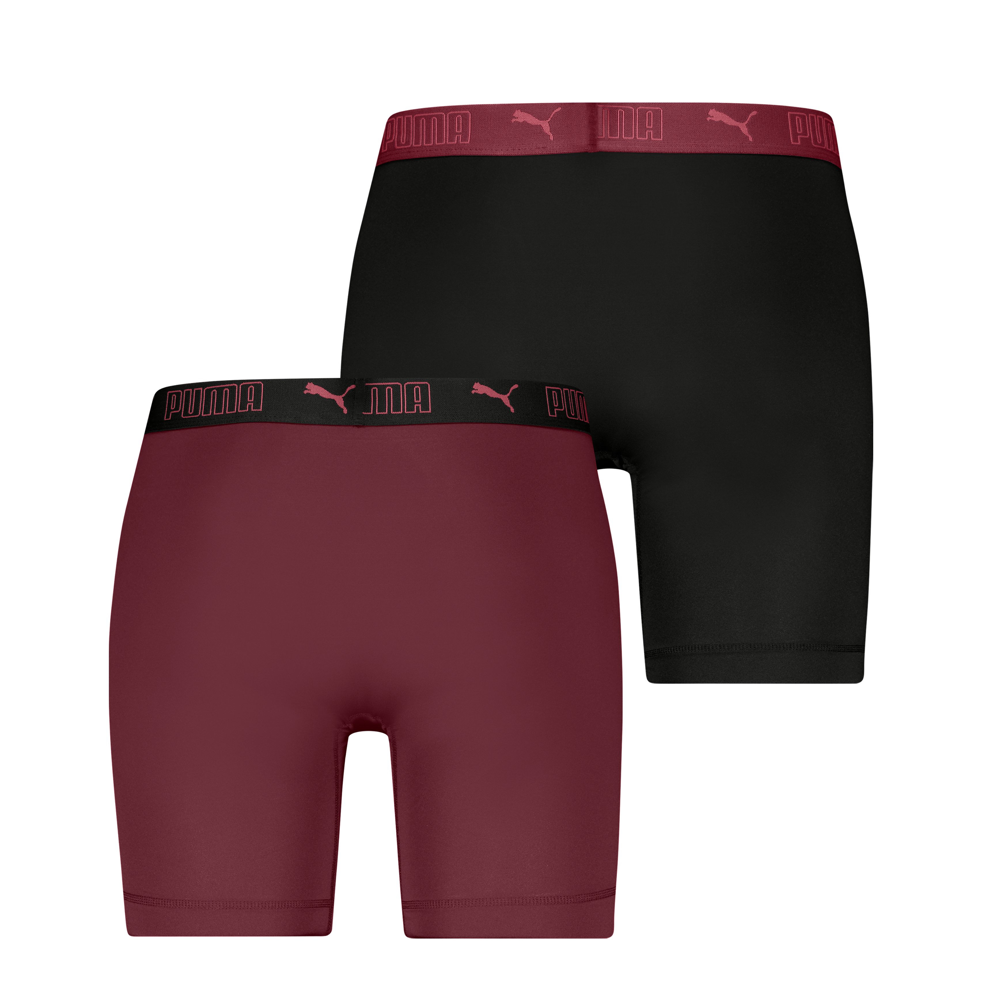 PUMA Boxershort PUMA MEN SPORT MICROFIBER LONG BOXERS 2P (2 stuks, Set van 2)